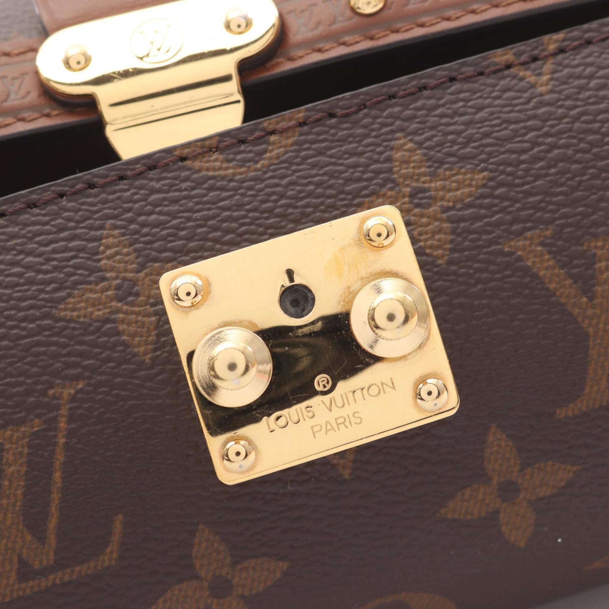 Louis Vuitton Brown Monogram Coated Canvas Handbag