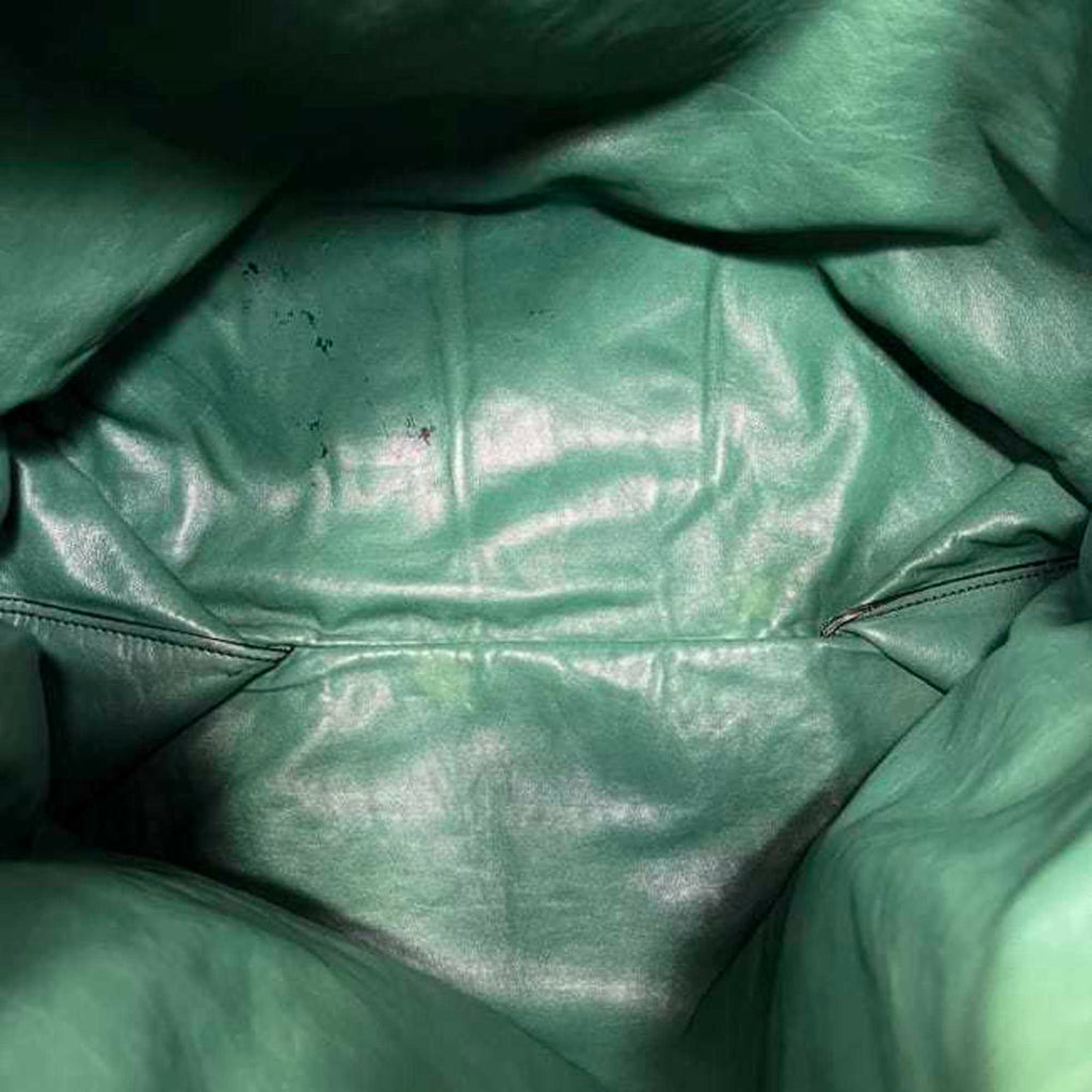 Prada Green Leather Eco-Bag Tote Bag