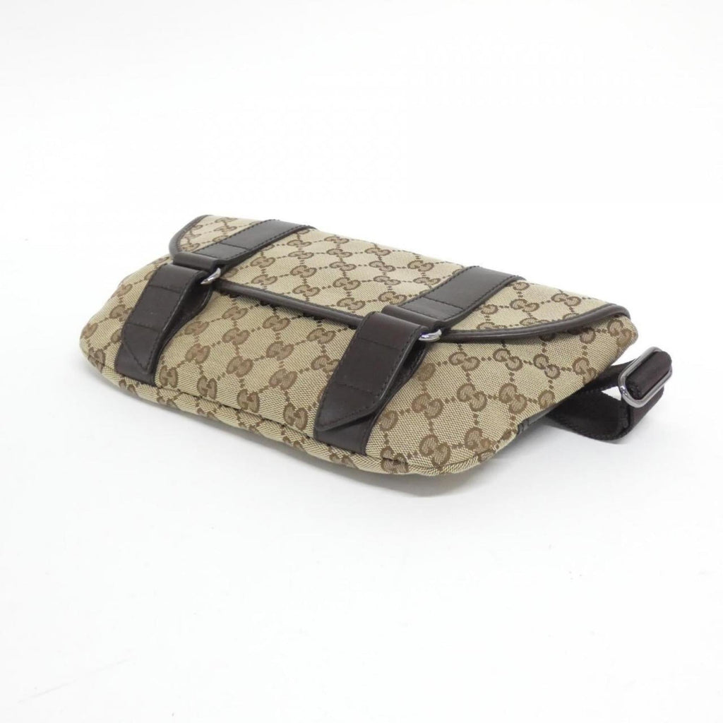 Gucci Beige Brown Gg Canvas Fanny Pack (Pre-Owned)
