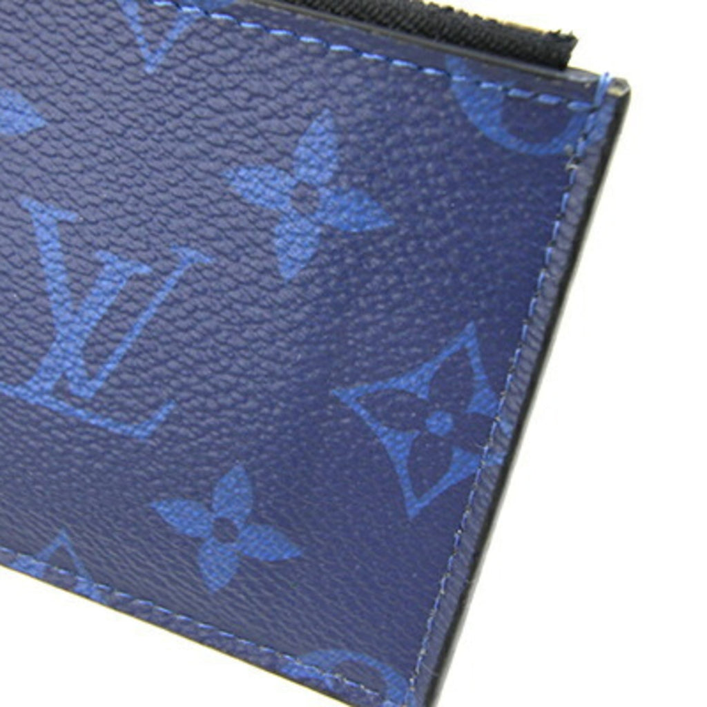 Louis Vuitton Cobalt Monogram Coated Canvas Taigarama Leather Coin Purse/Coin Case