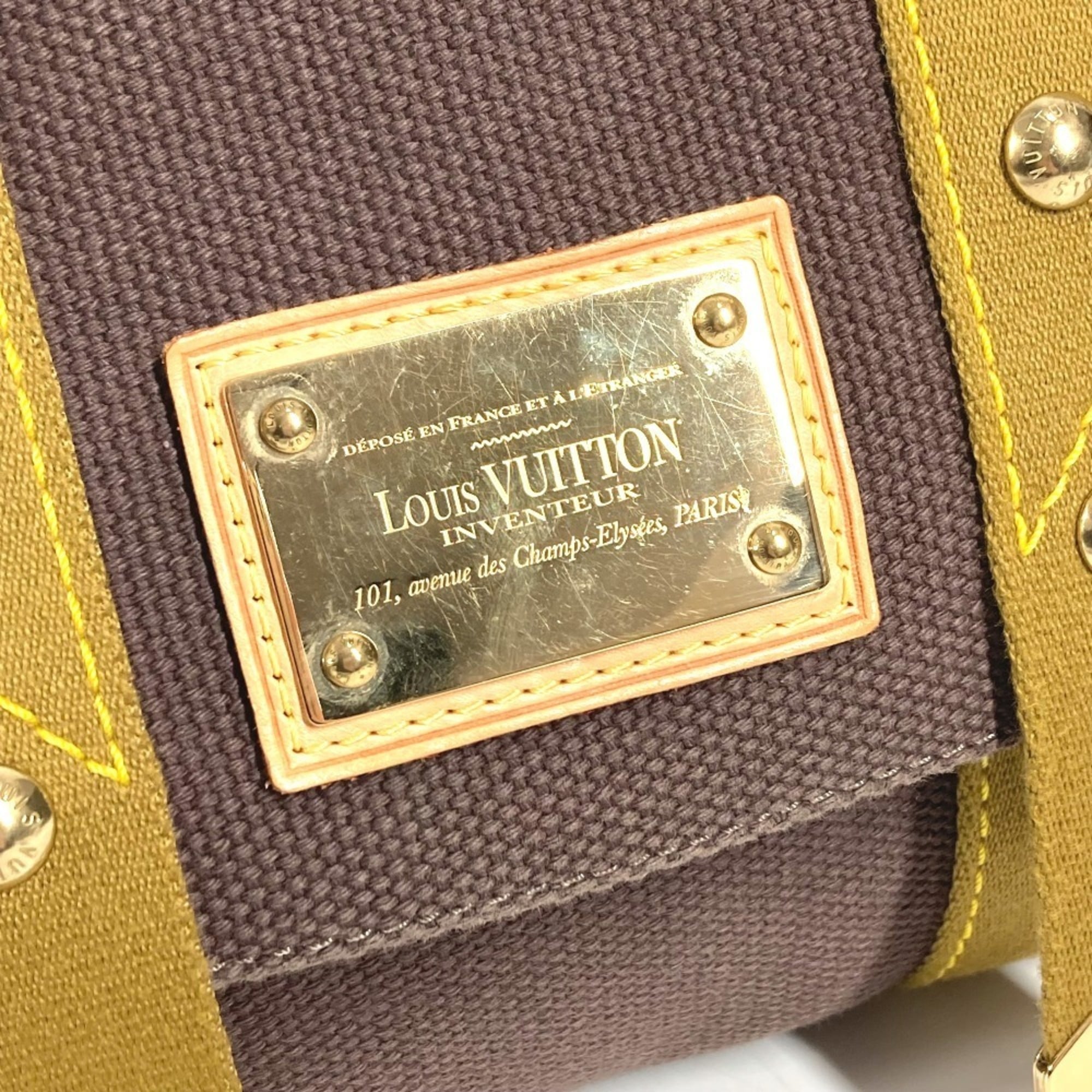 Louis Vuitton Brown Canvas Pochette Shoulder Bag