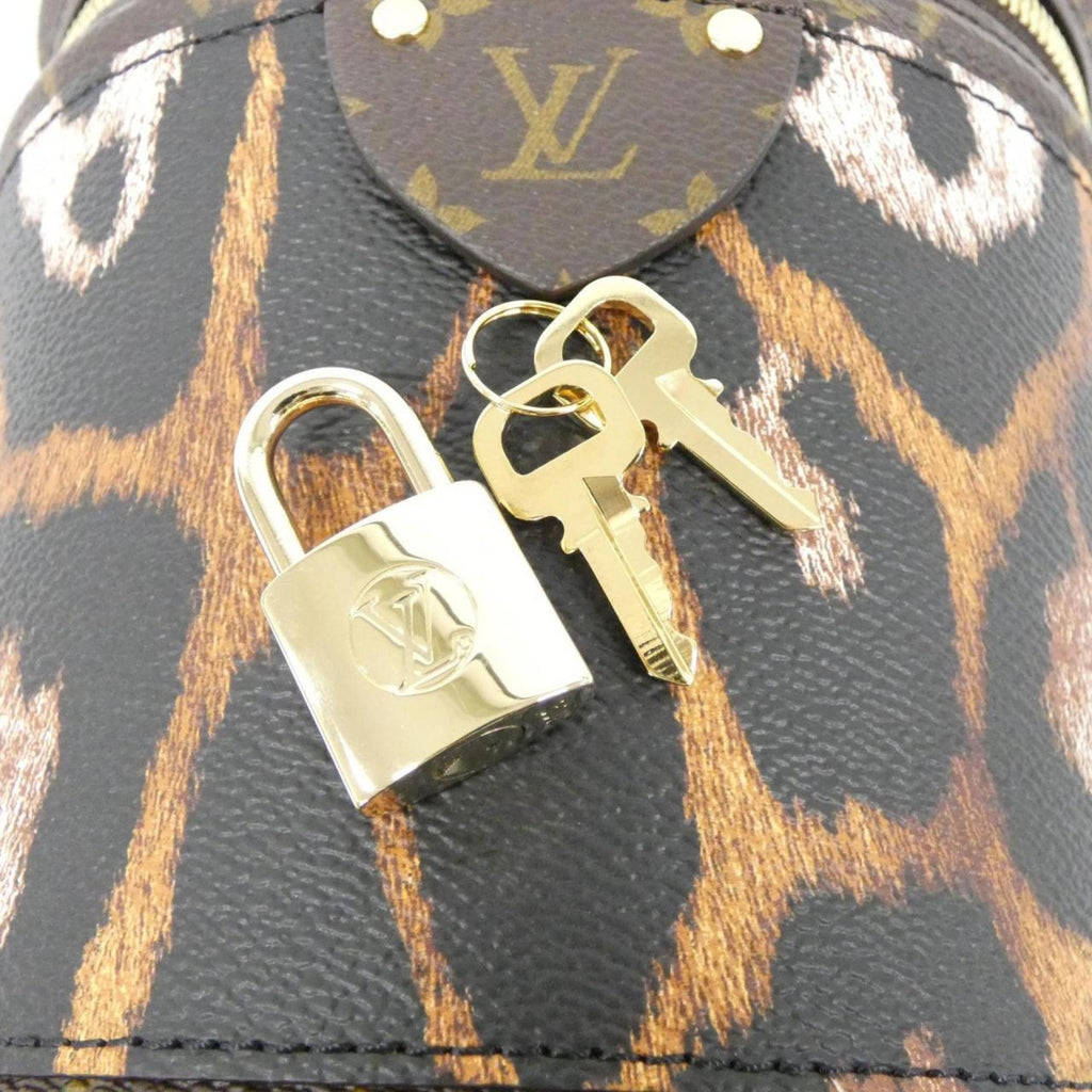 Louis Vuitton Marron Saffron Coated Canvas Handbag