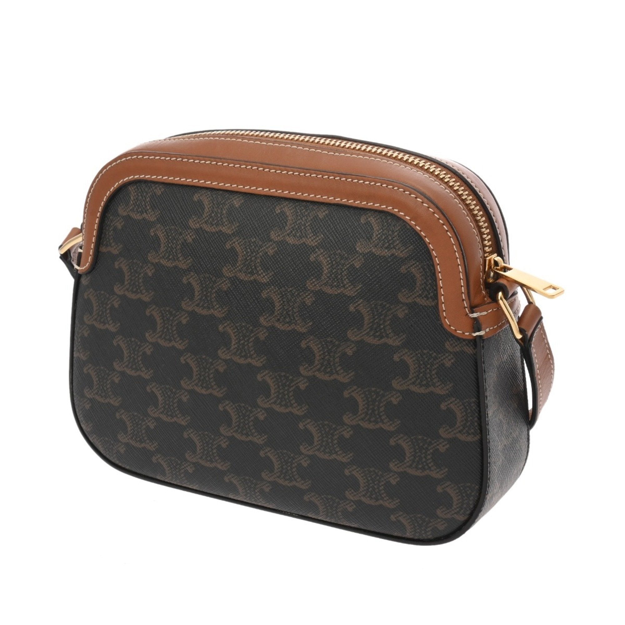 Celine Brown Pvc Shoulder Bag