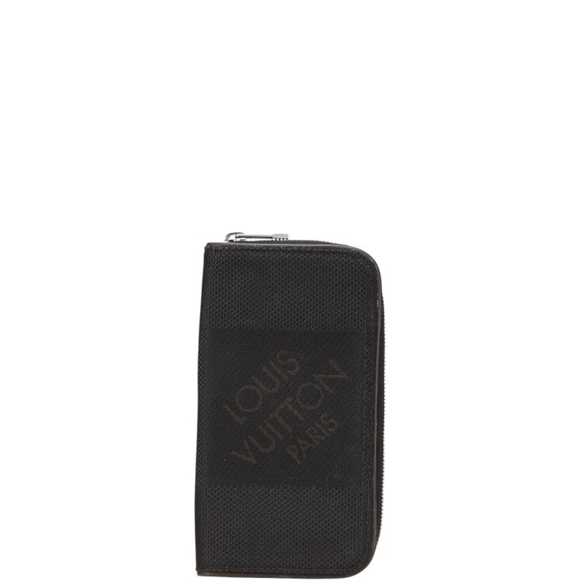 Louis Vuitton Damier Geant Black Noir Canvas Leather Long Wallet