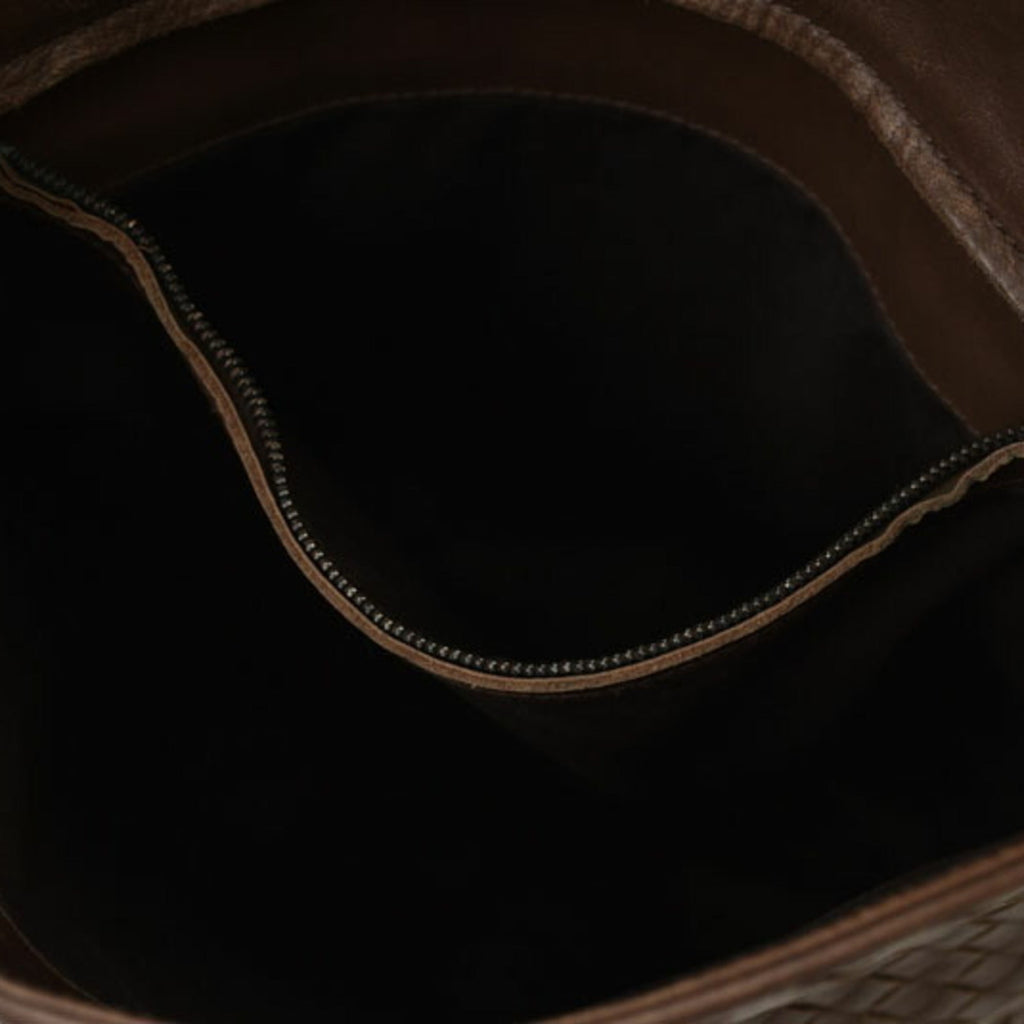 Bottega Veneta Light Brown Leather Messenger Bag Shoulder Bag