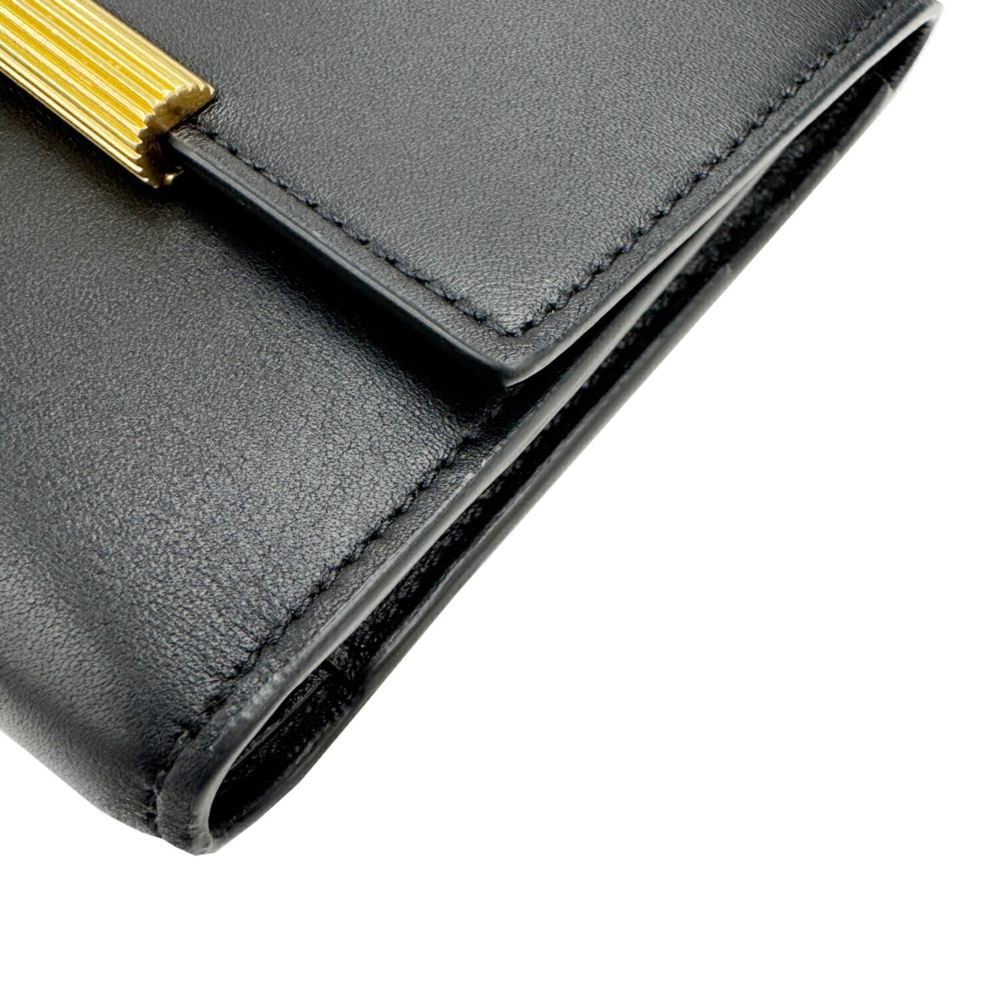 Bottega Veneta Black Wallet (Tri-Fold)