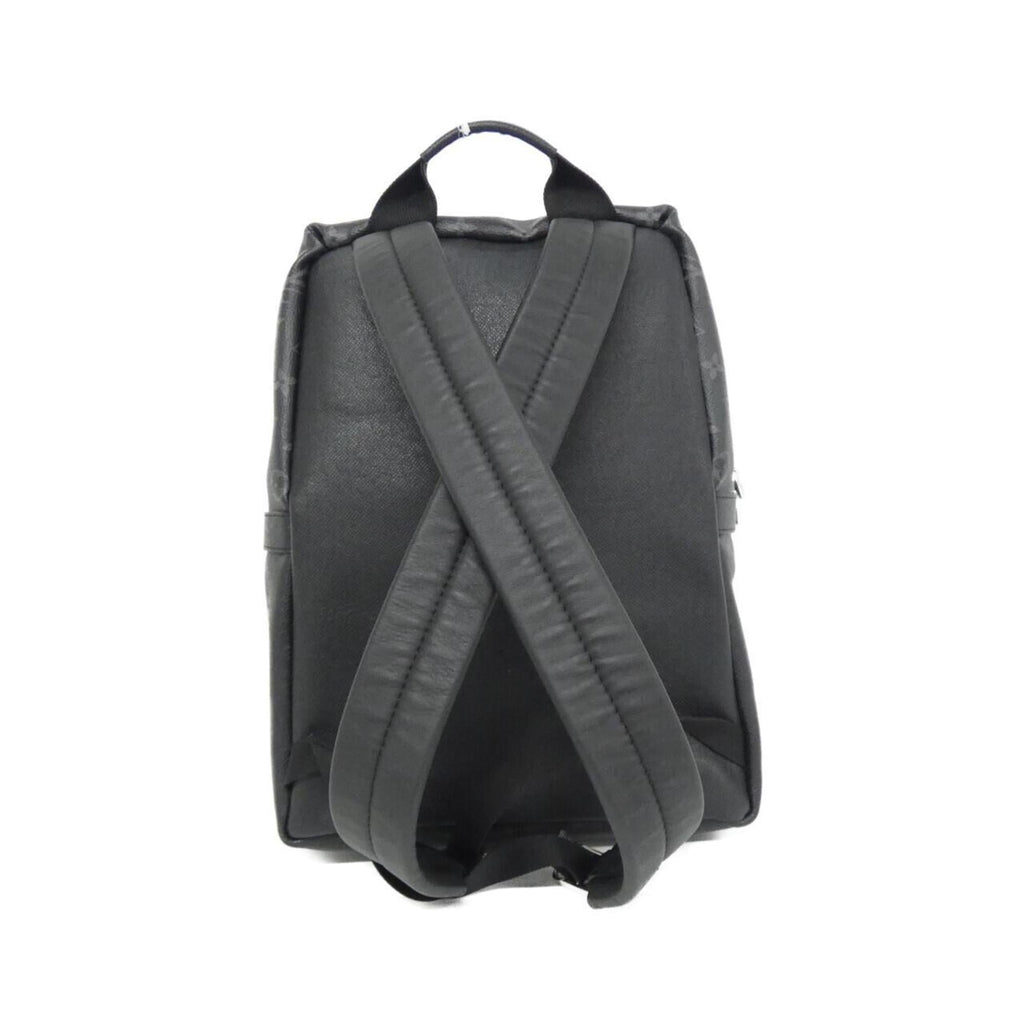 Louis Vuitton Black Taigarama Coated Canvas Leather Backpack