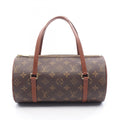 Louis Vuitton Brown Monogram Coated Canvas Leather Handbag