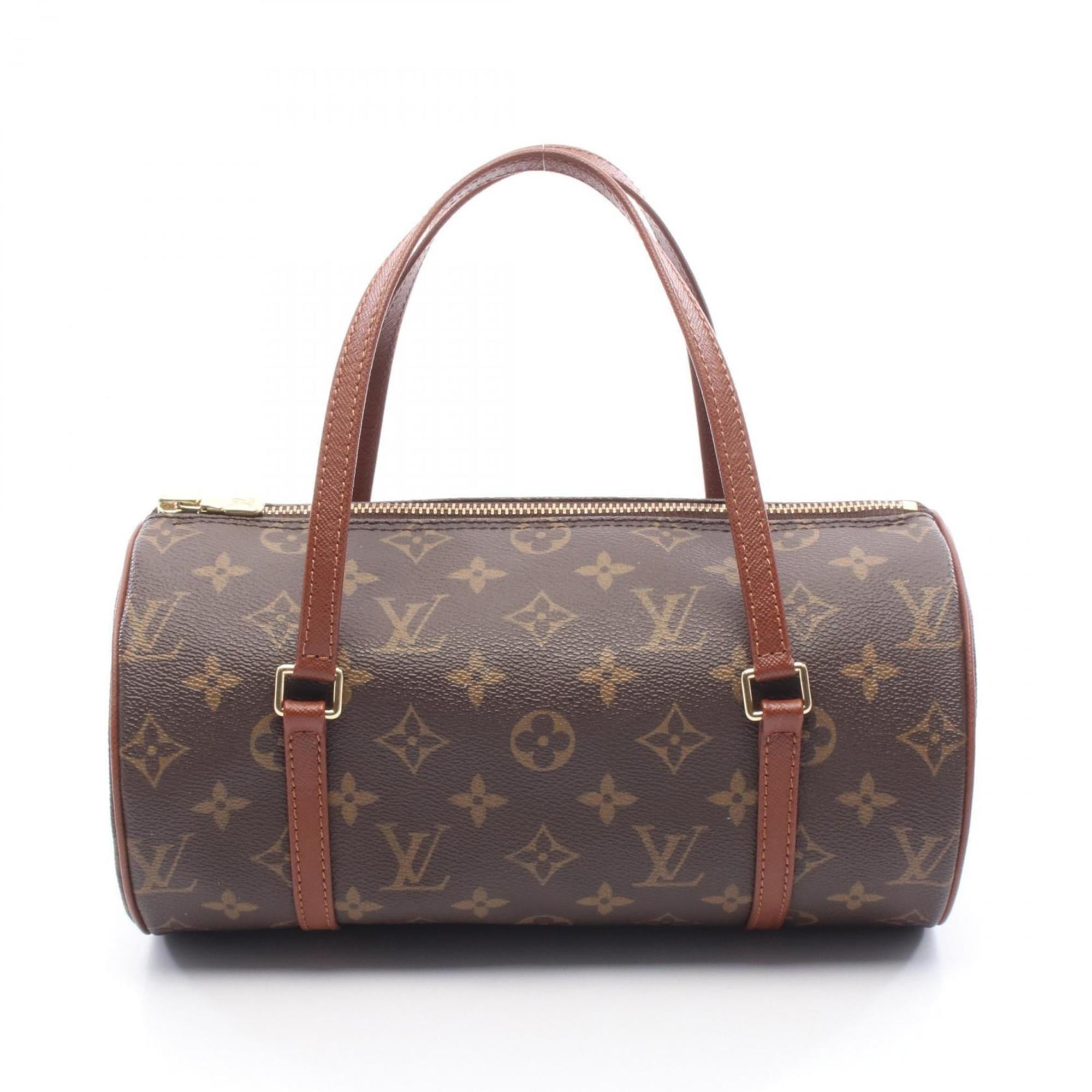 Louis Vuitton Brown Monogram Coated Canvas Leather Handbag