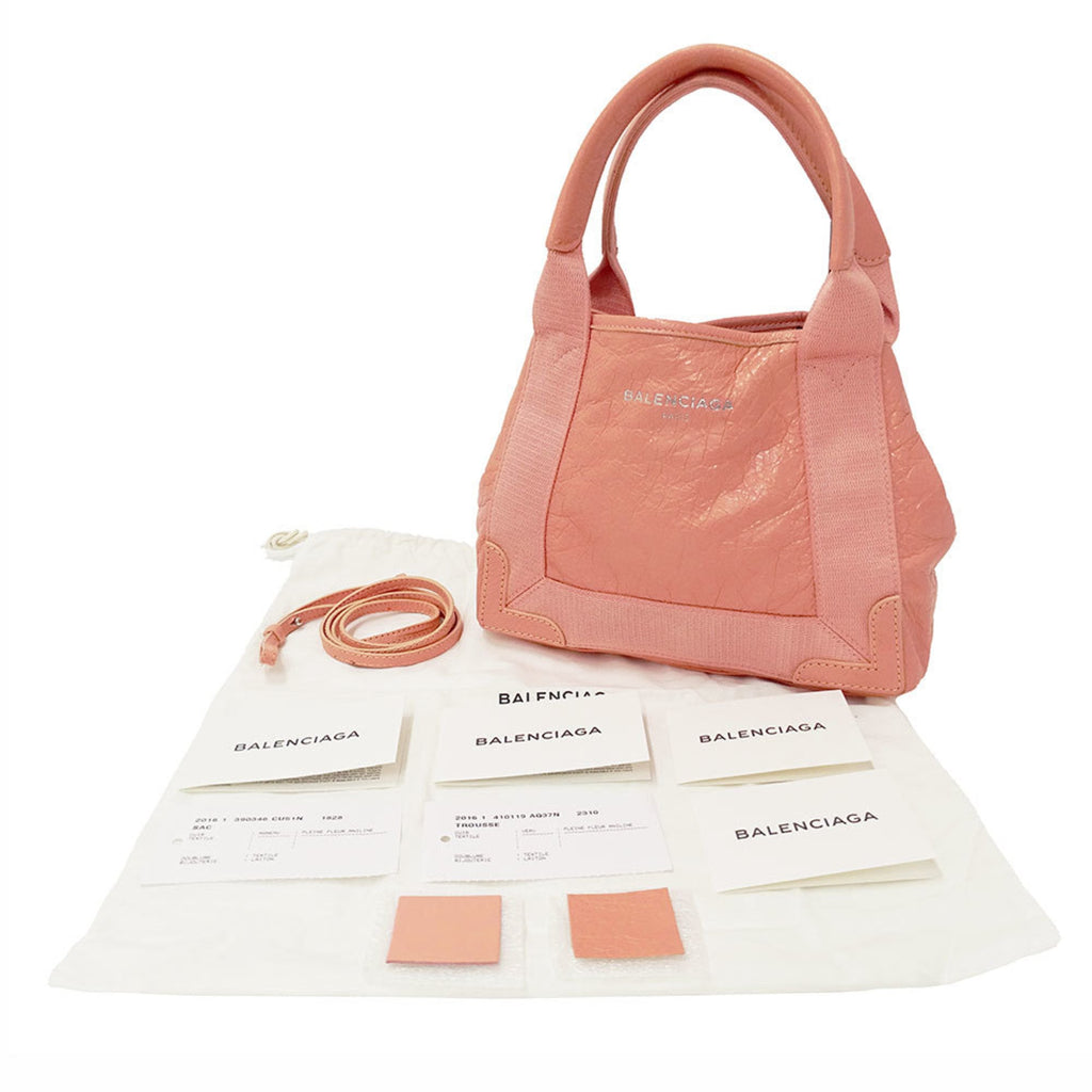 Balenciaga Salmon Pink Leather Handbag Shoulder