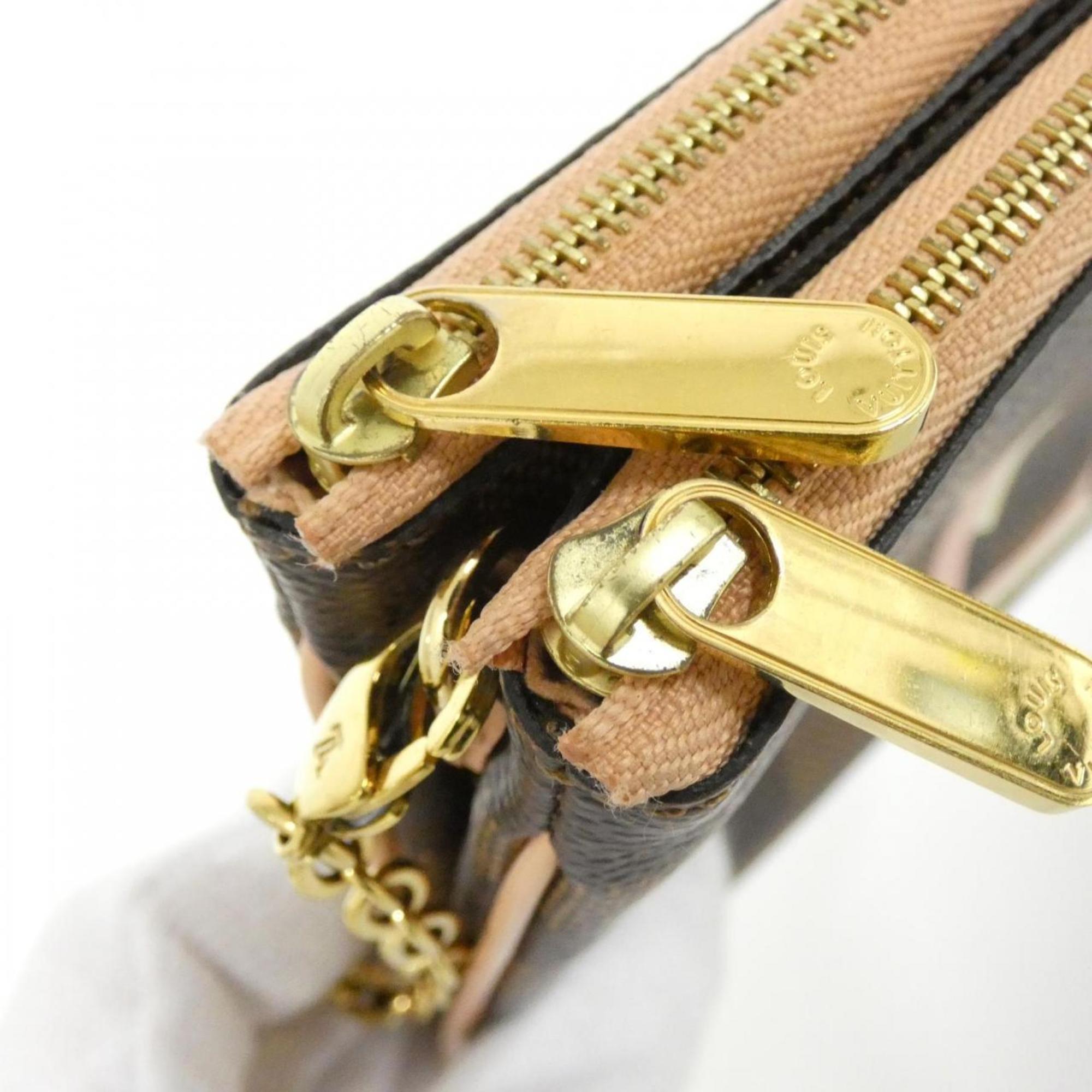 Louis Vuitton Ebene Coated Canvas Pochette Shoulder Bag
