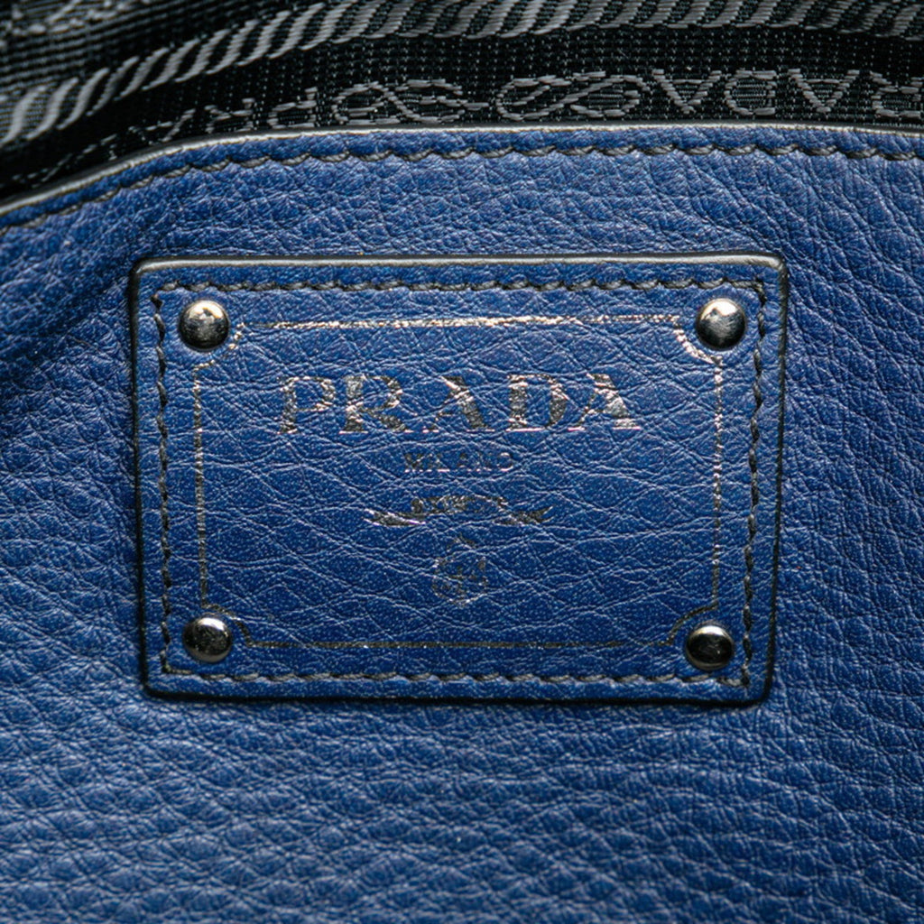 Prada Blue Handbag Tote Bag
