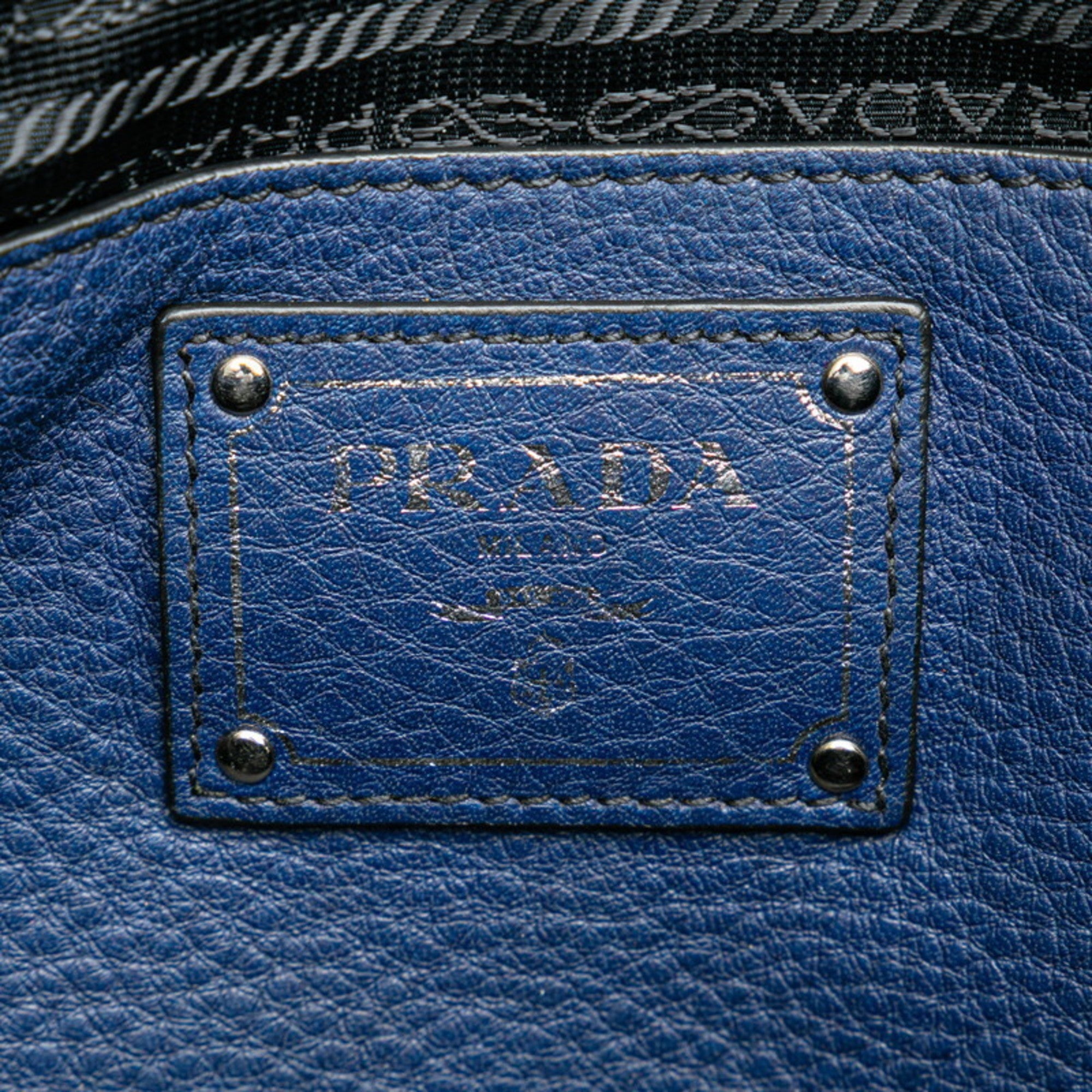 Prada Blue Handbag Tote Bag