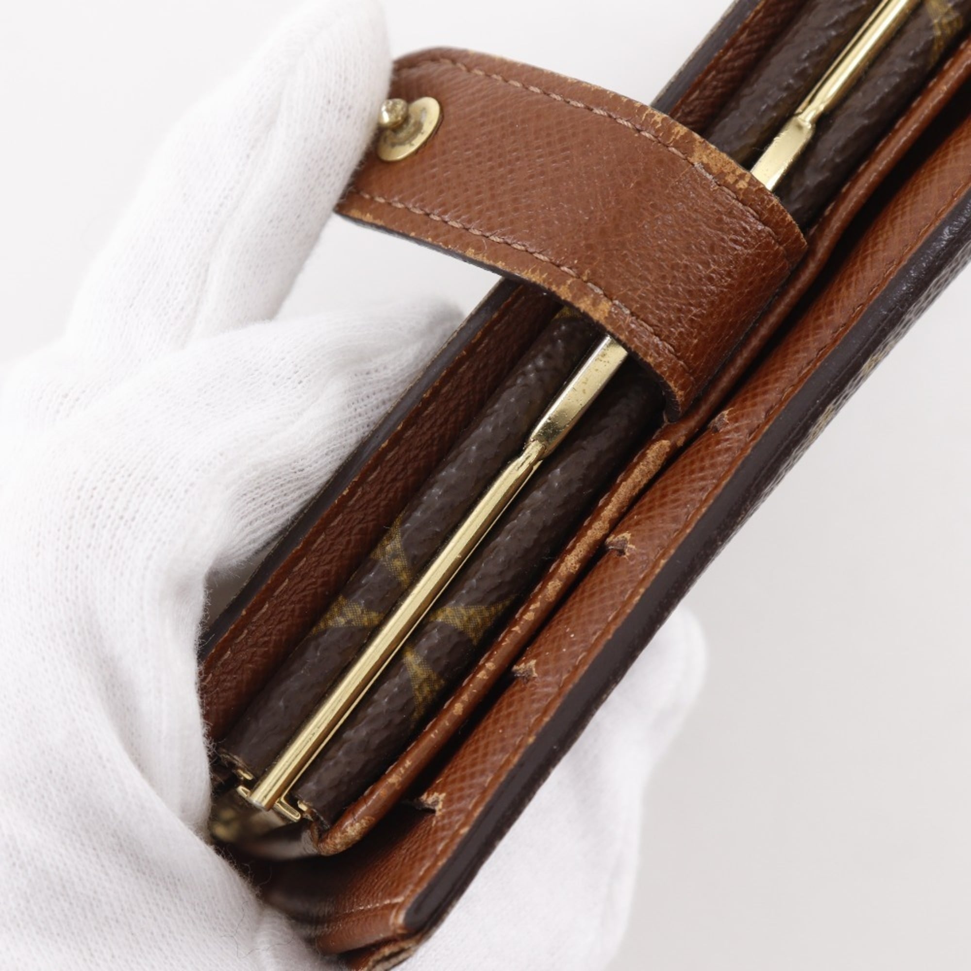 Louis Vuitton Brown Monogram Canvas Wallet