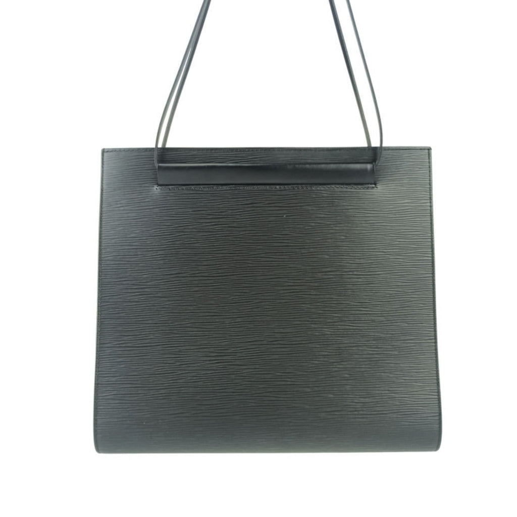 Louis Vuitton Black Epi Leather Handbag Shoulder Bag Tote Bag