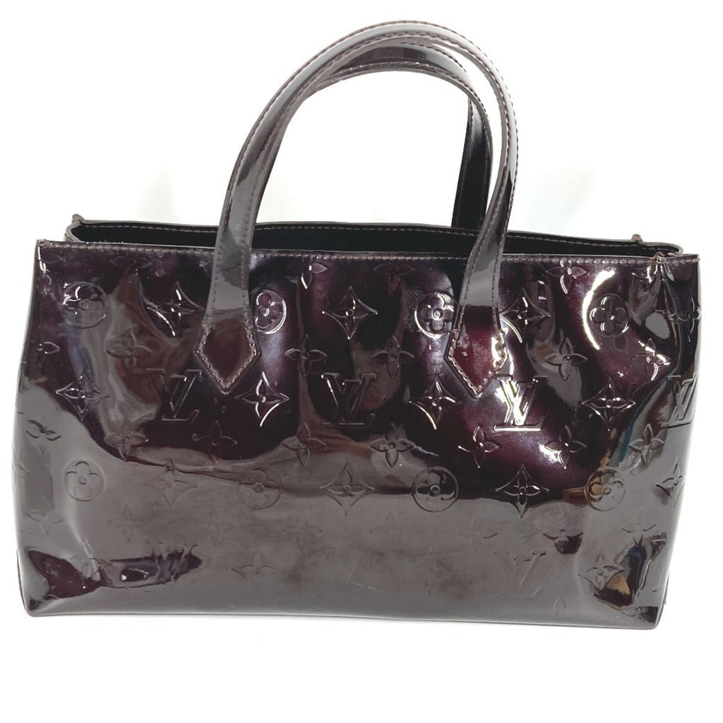 Louis Vuitton Amarante Purple Monogram Vernis Handbag Tote Bag