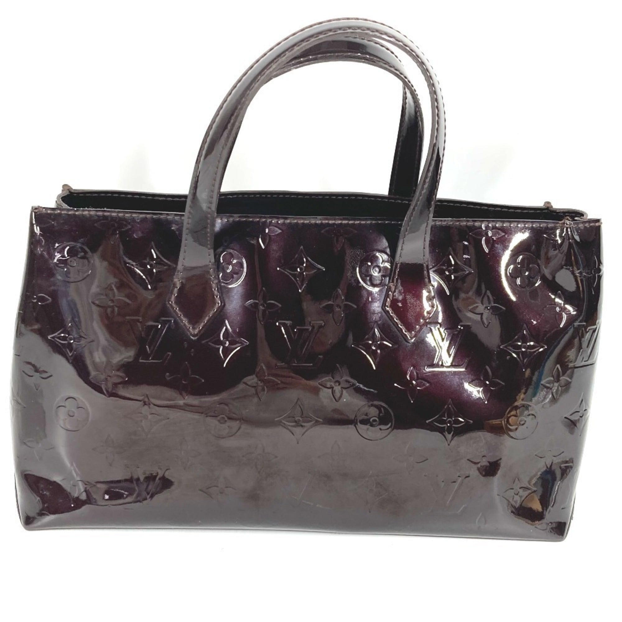 Louis Vuitton Amarante Purple Monogram Vernis Handbag Tote Bag