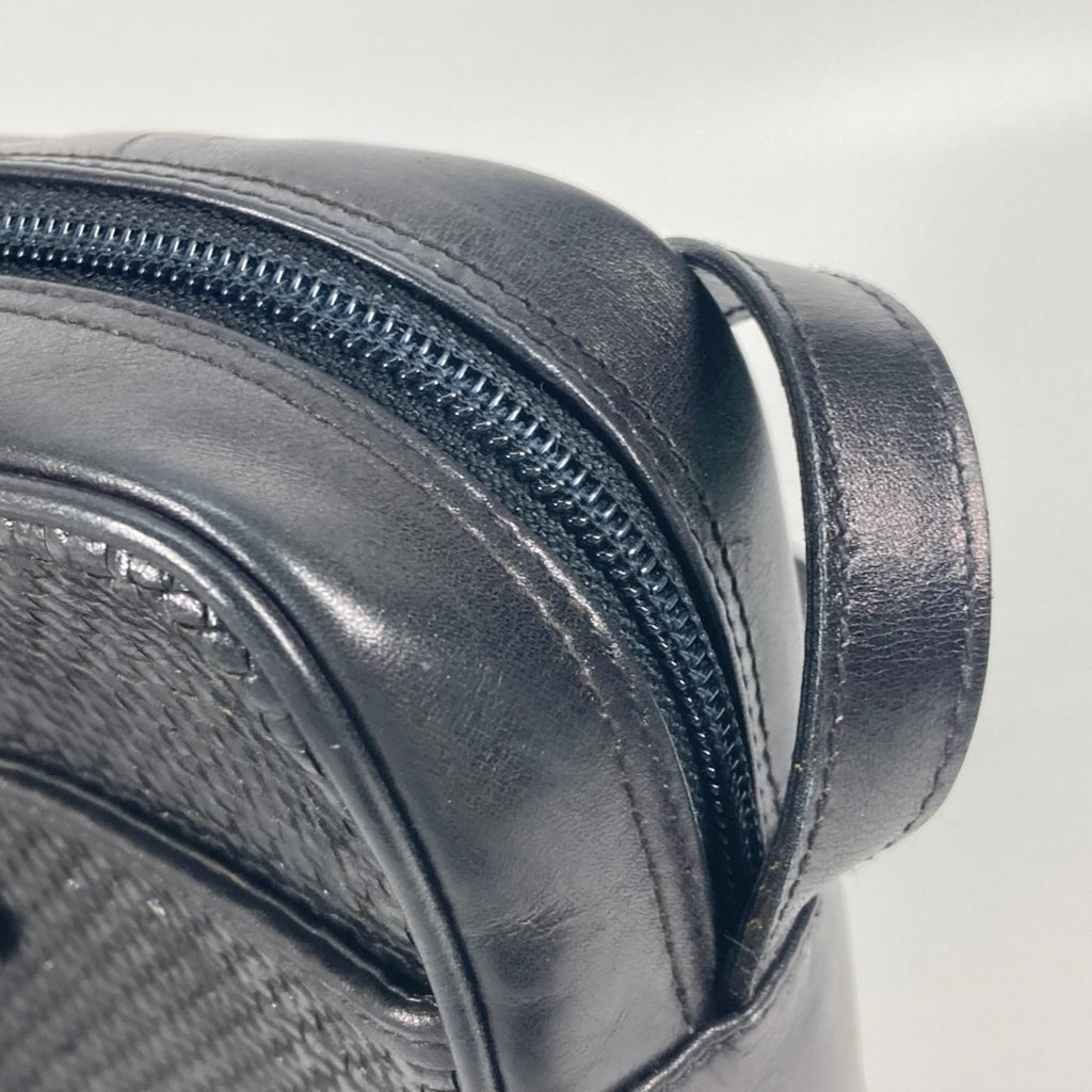 Celine Black Leather Pochette Shoulder Bag