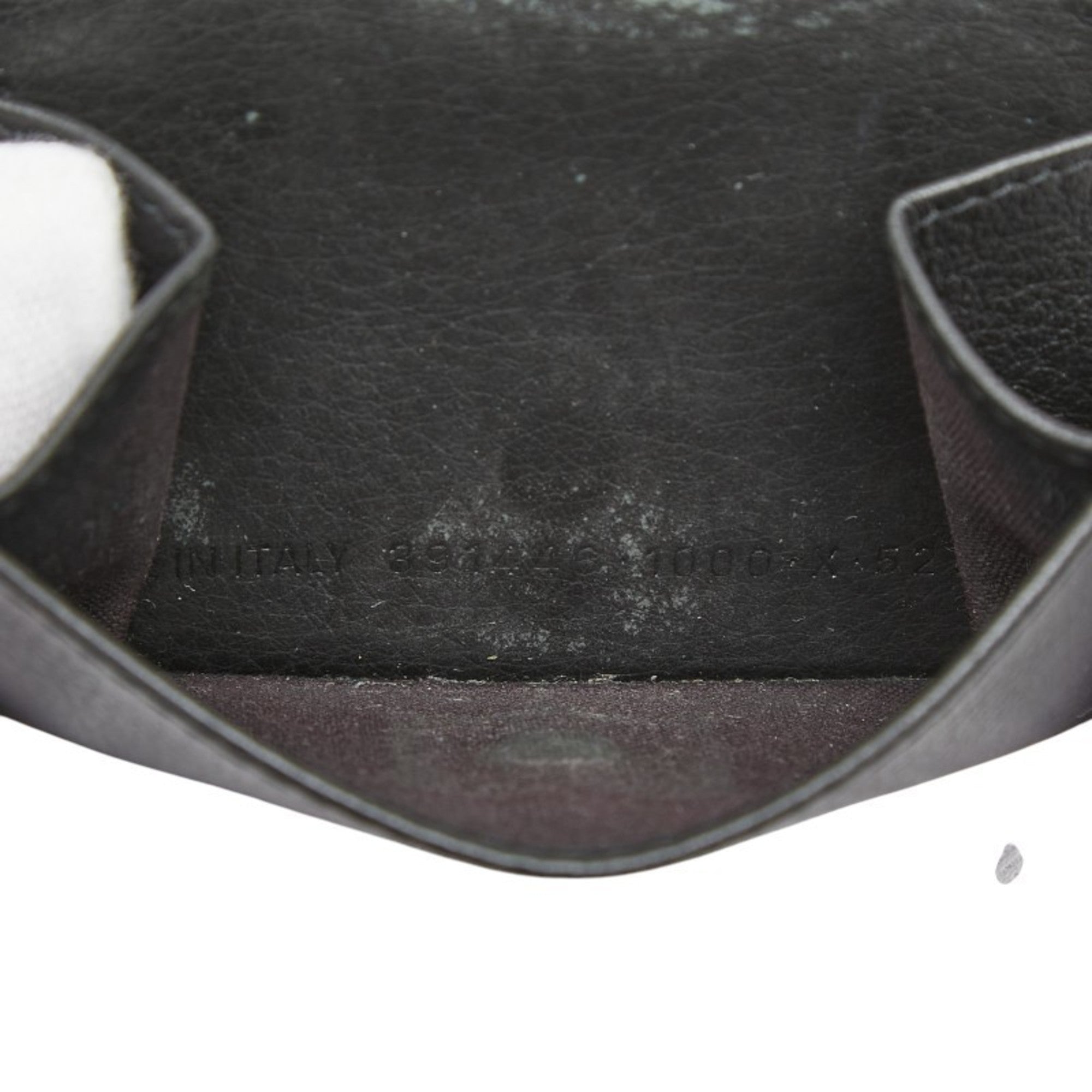 Balenciaga Black Leather Wallet (Tri-Fold)