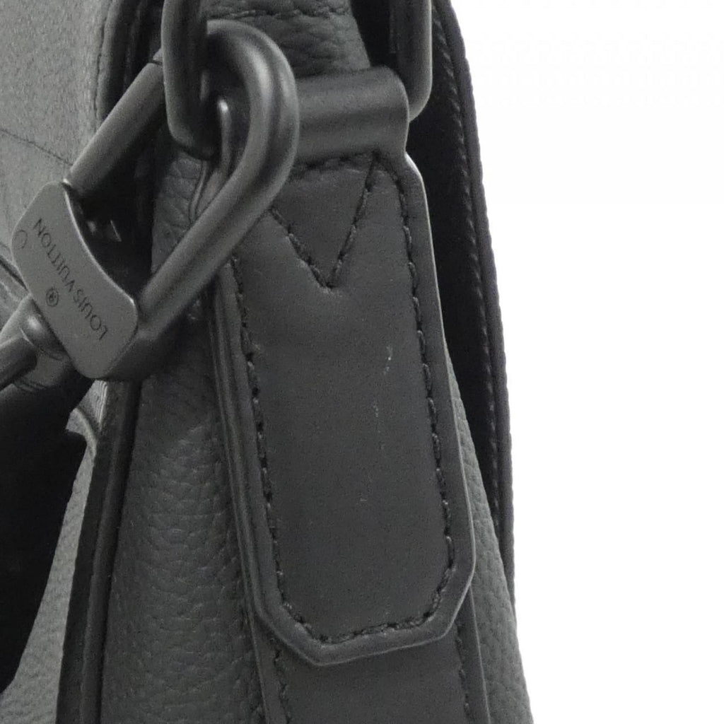 Louis Vuitton Black Leather Shoulder Bag