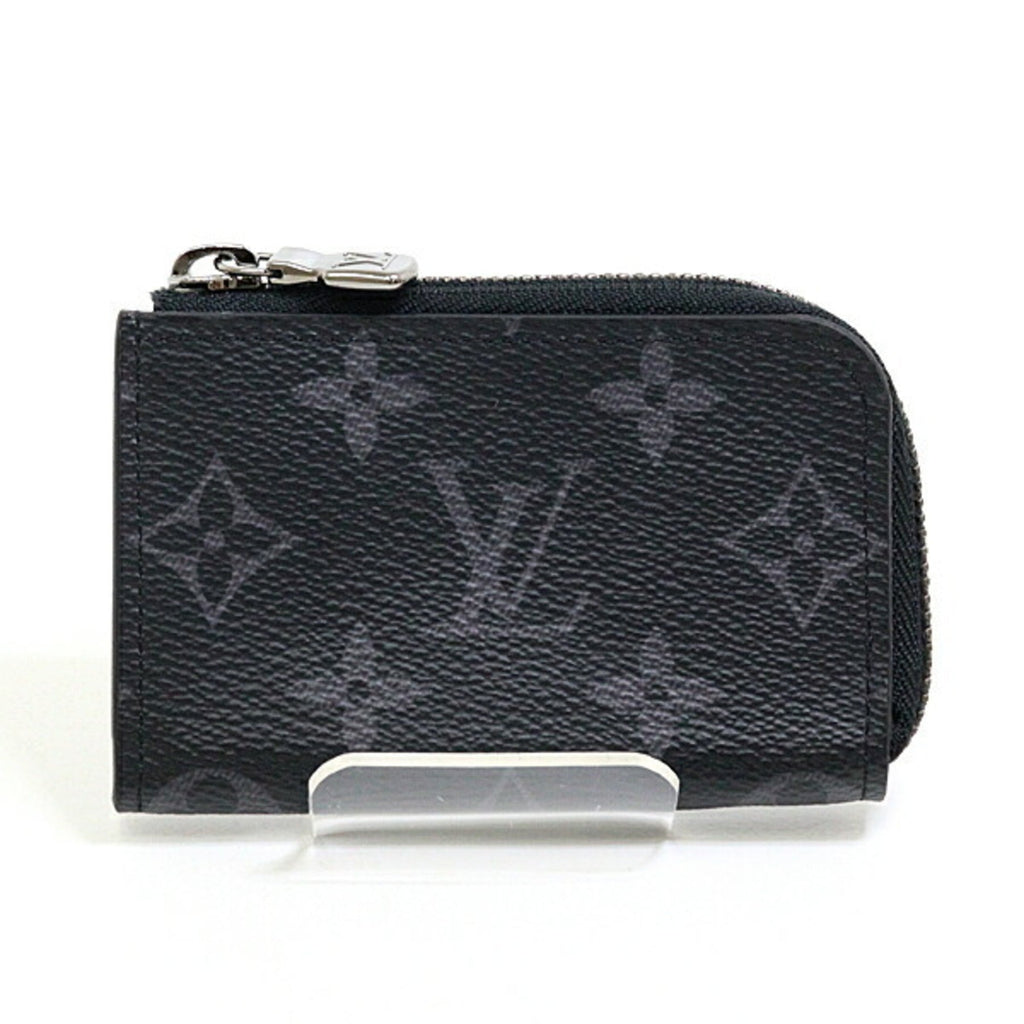 Louis Vuitton Black Monogram Eclipse Canvas Leather Coin Purse/Coin Case