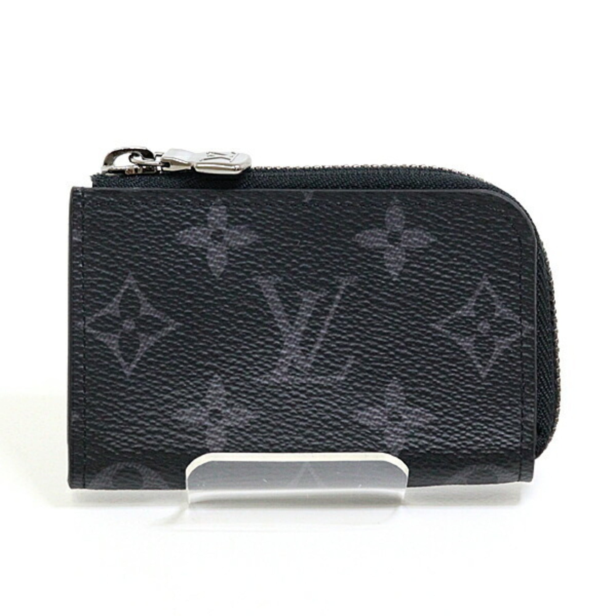 Louis Vuitton Black Monogram Eclipse Canvas Leather Coin Purse/Coin Case