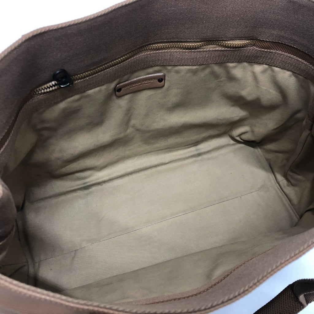 Bottega Veneta Brown Pvc Handbag Tote Bag