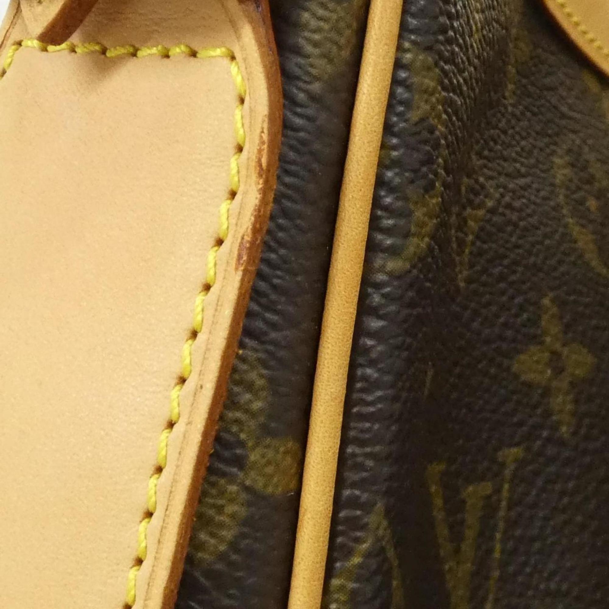 Louis Vuitton Brown Coated Canvas Shoulder Bag