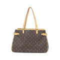 Louis Vuitton Marron Coated Canvas Handbag