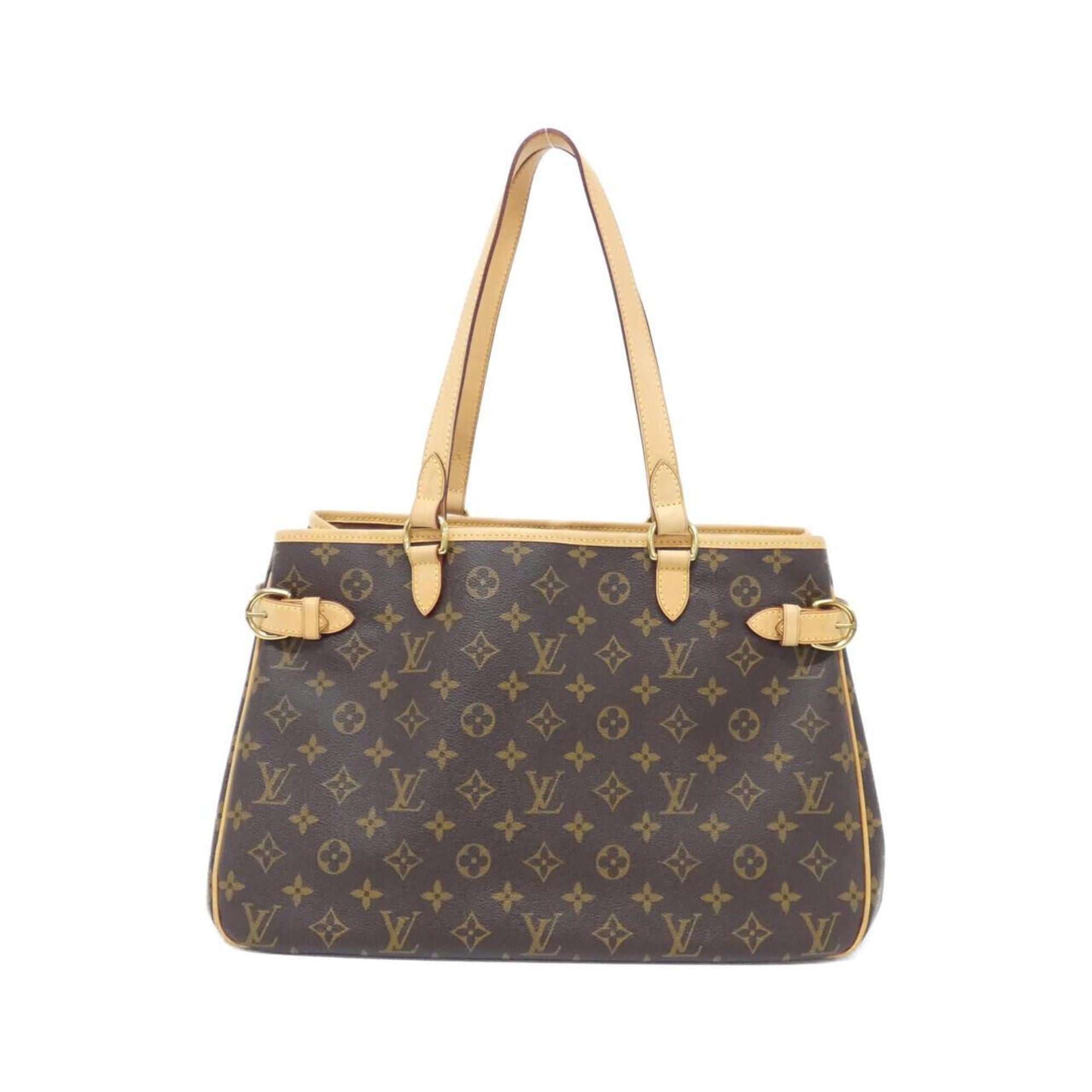 Louis Vuitton Marron Coated Canvas Handbag