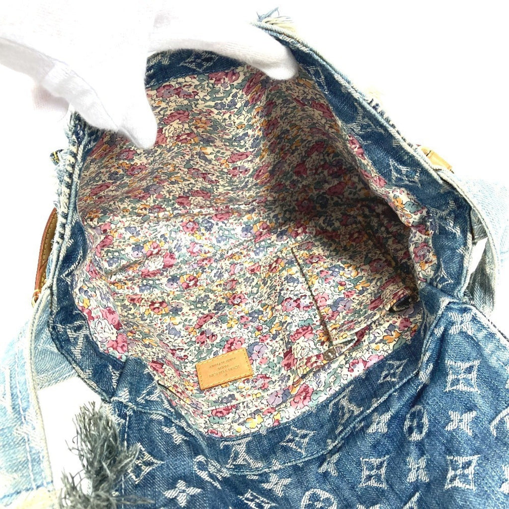 Louis Vuitton Blue Monogram Monogram Denim Messenger Bag Shoulder Bag