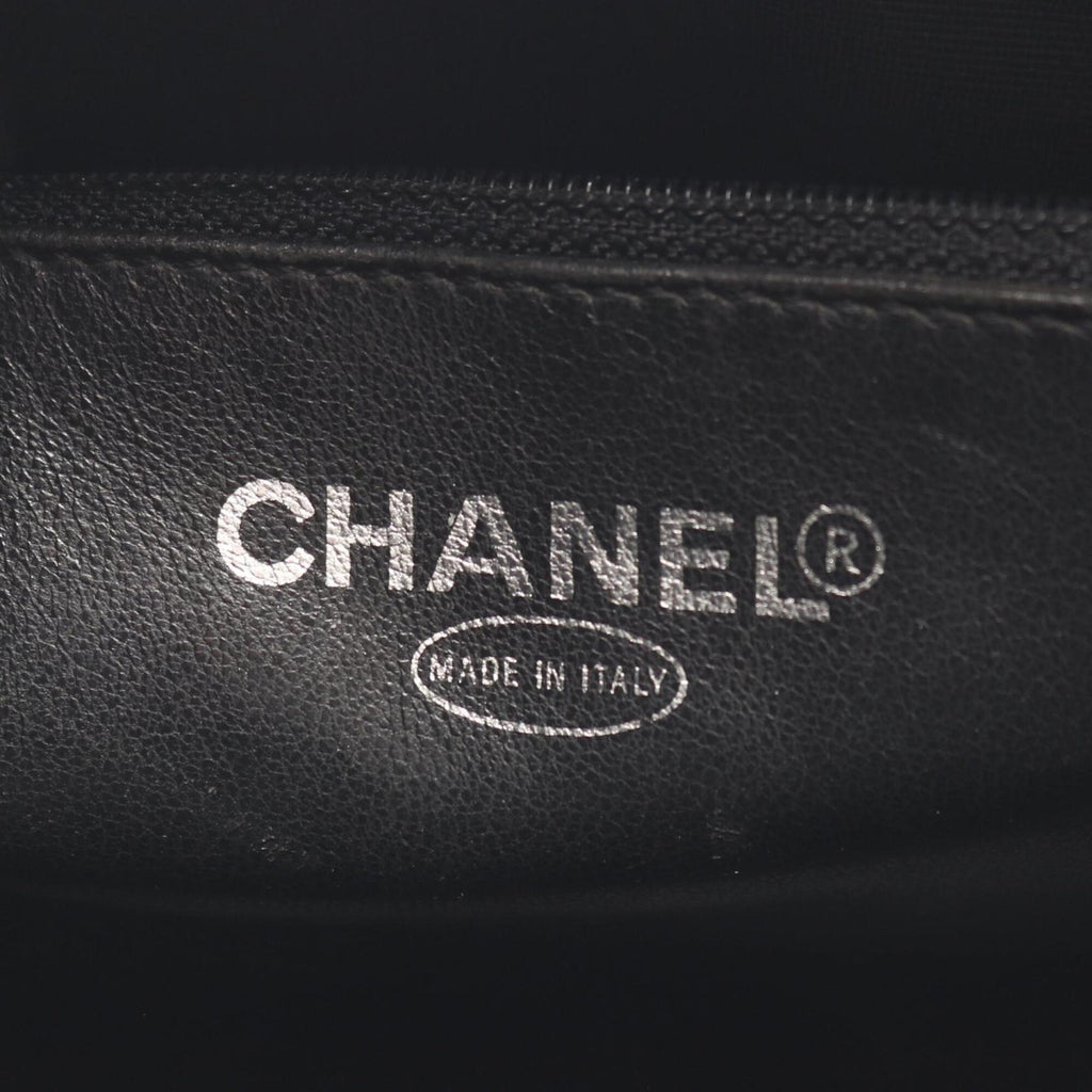 Chanel Black Grained Calfskin Handbag Tote Bag