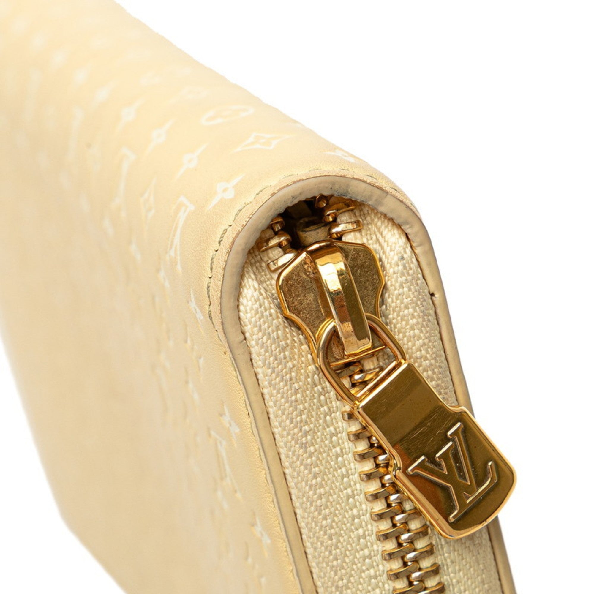 Louis Vuitton Yellow Leather Coin Purse/Coin Case