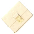 Louis Vuitton Ivory Monogram Empreinte Cuir Ombre Leather Wallet (Tri-Fold)