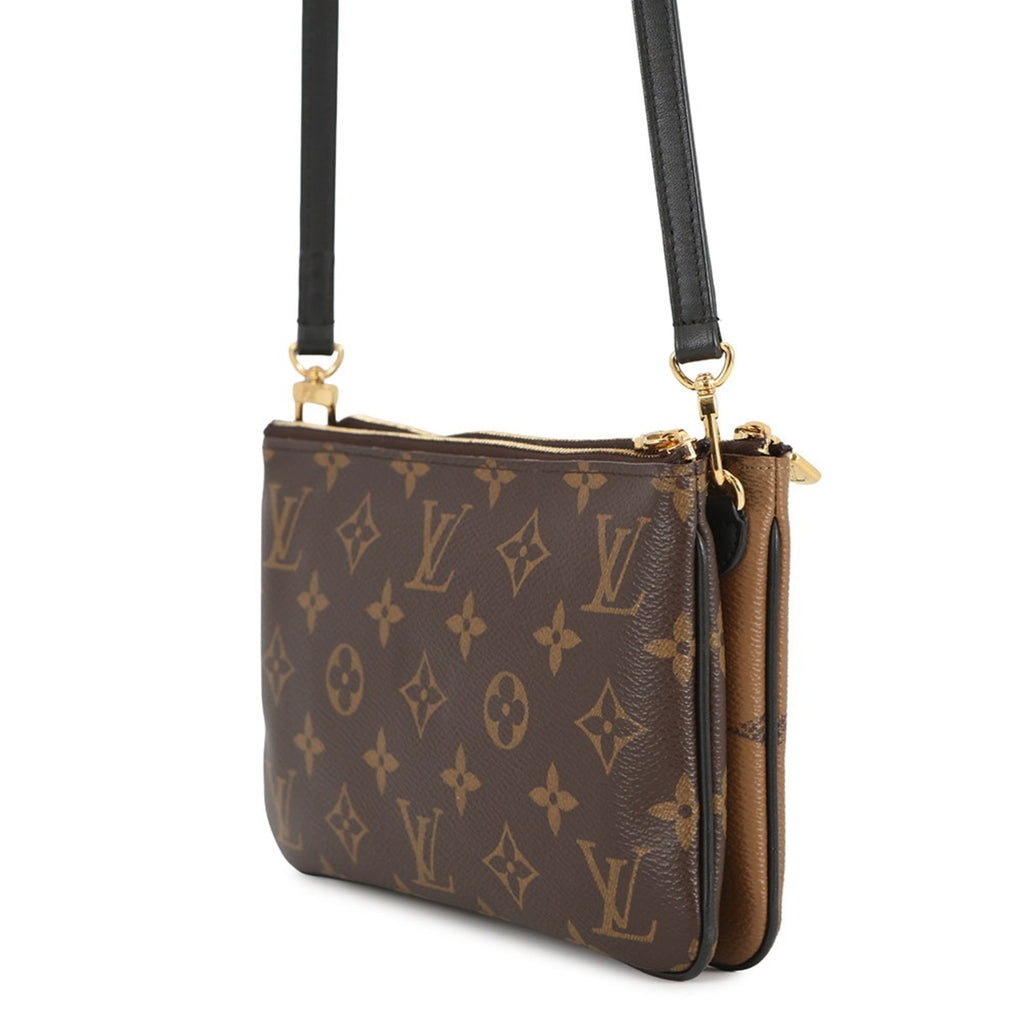 Louis Vuitton Noir Monogram Pochette Shoulder Bag