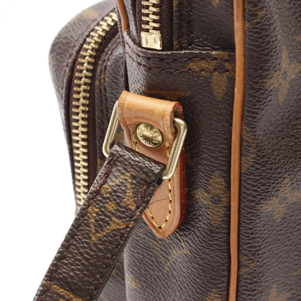 Louis Vuitton Brown Monogram Coated Canvas Leather Pvc Shoulder Bag