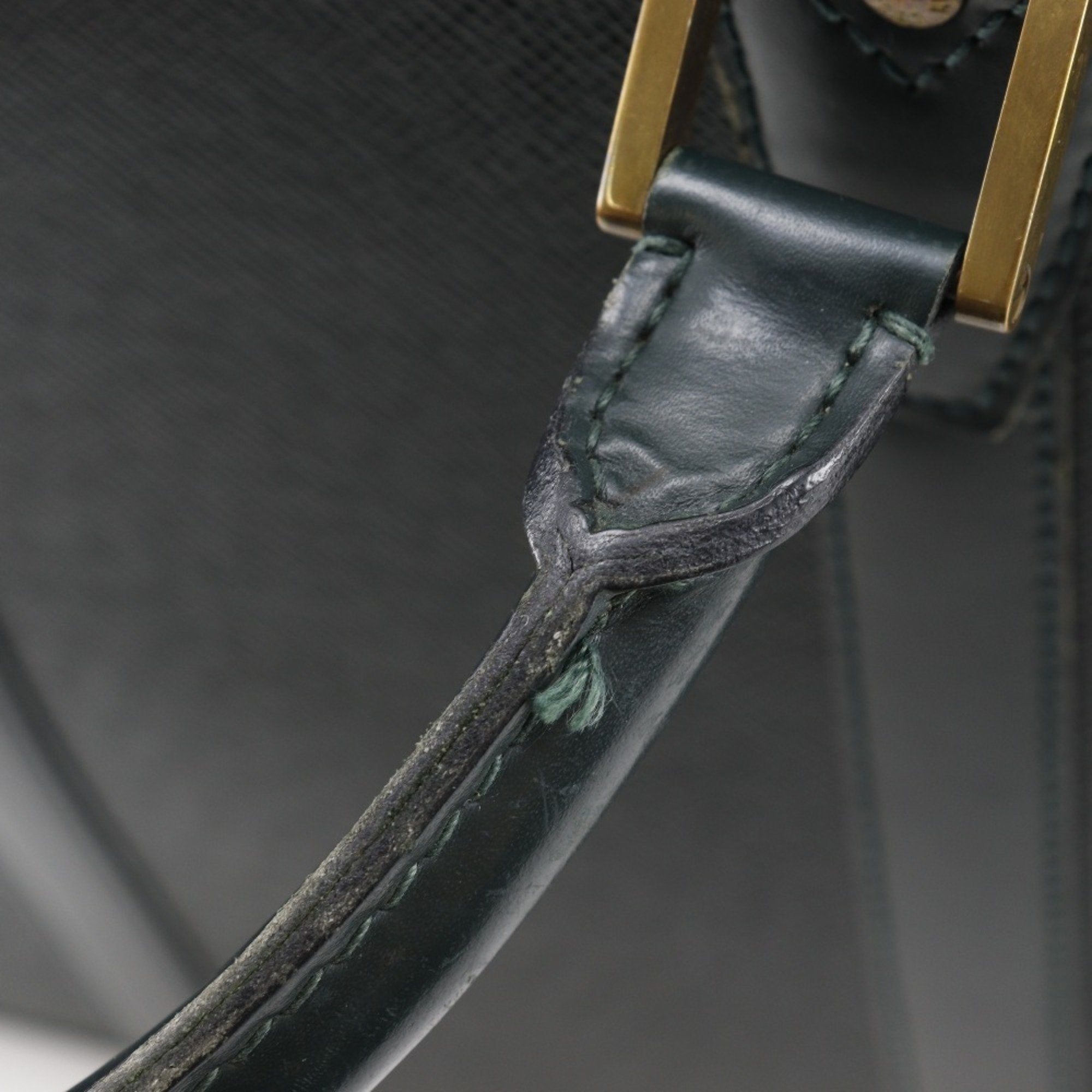 Louis Vuitton Episea Green Taiga Leather Briefcase