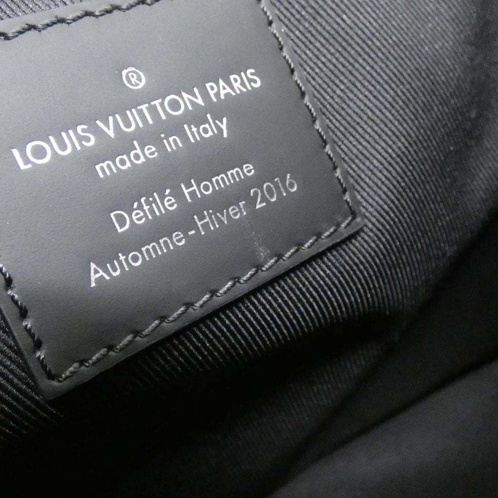 Louis Vuitton Black Coated Canvas Shoulder Bag