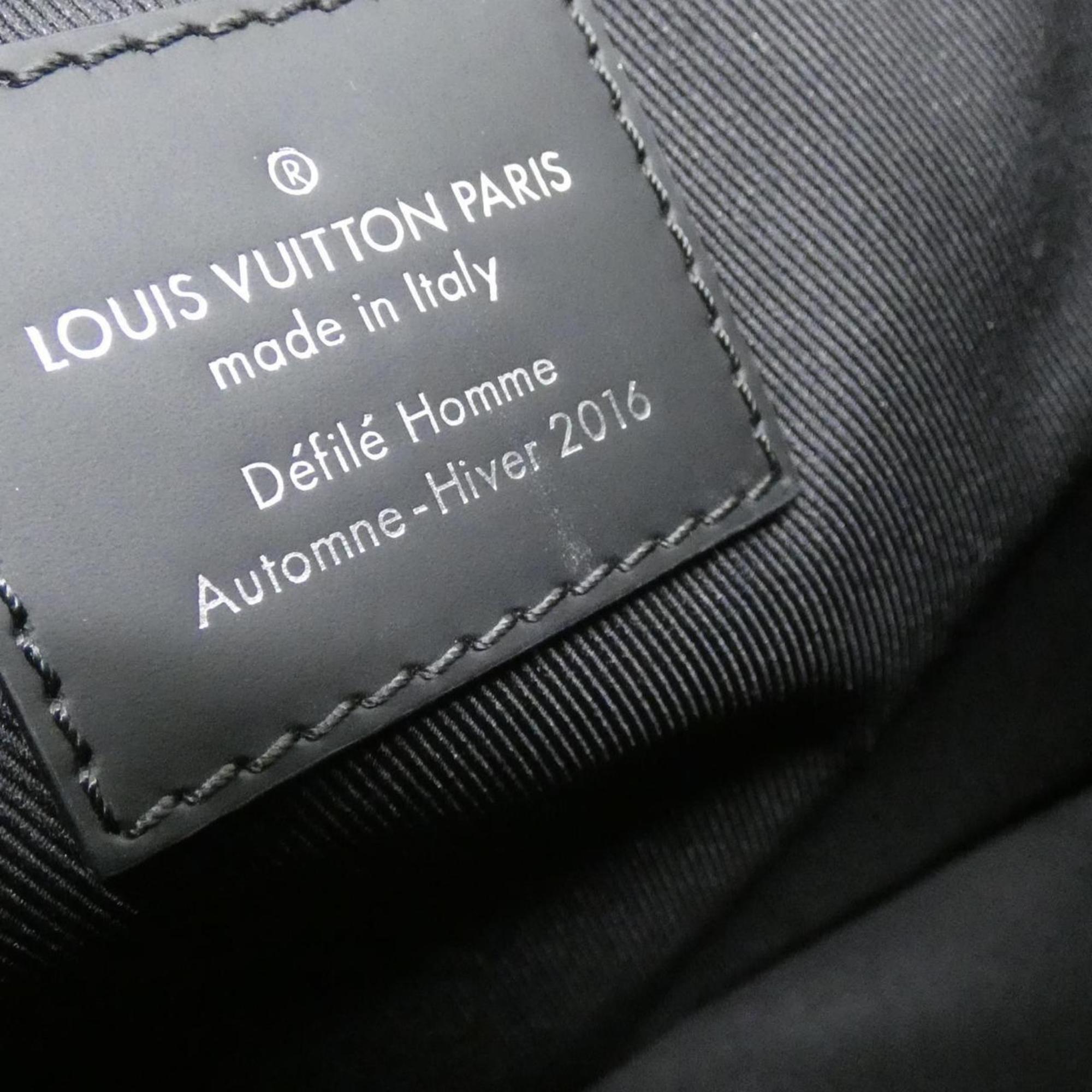 Louis Vuitton Black Coated Canvas Shoulder Bag