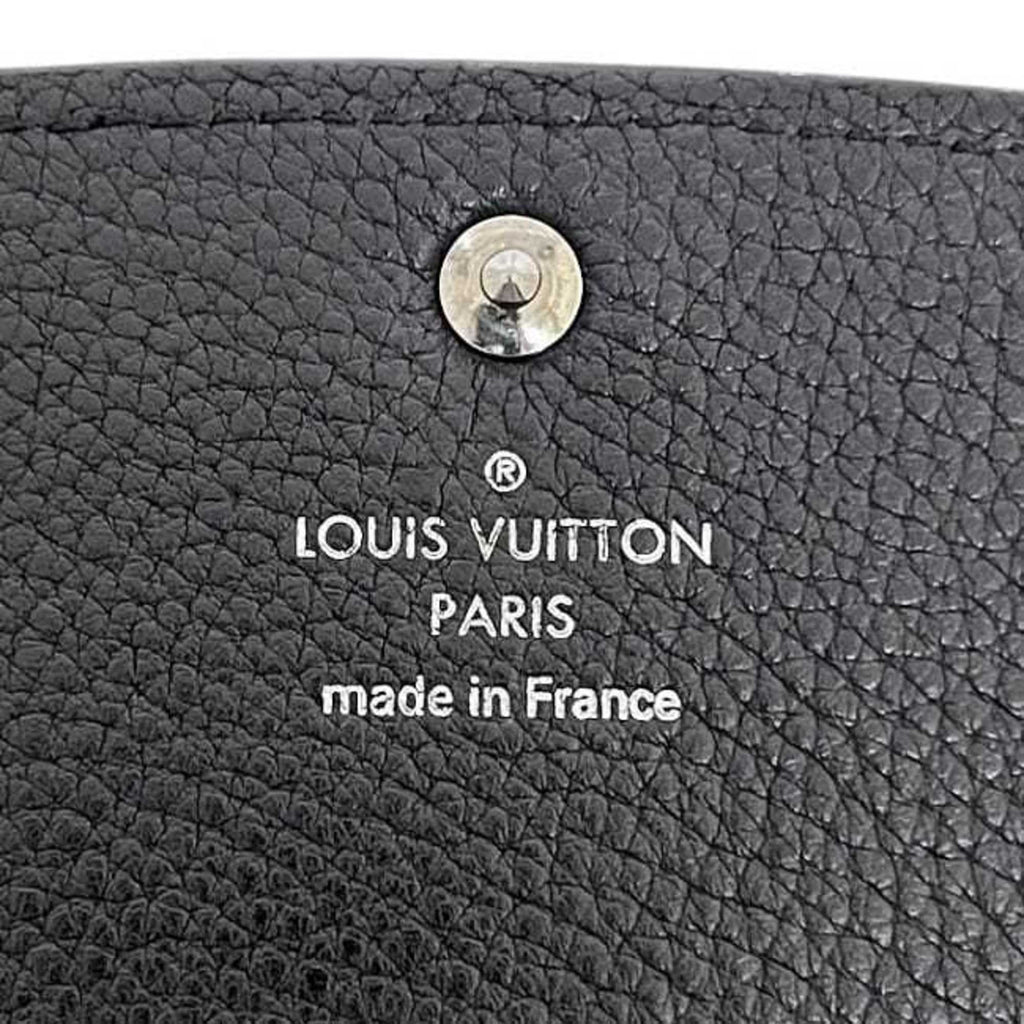 Louis Vuitton Black Monogram Noir Mahina Leather Long Wallet