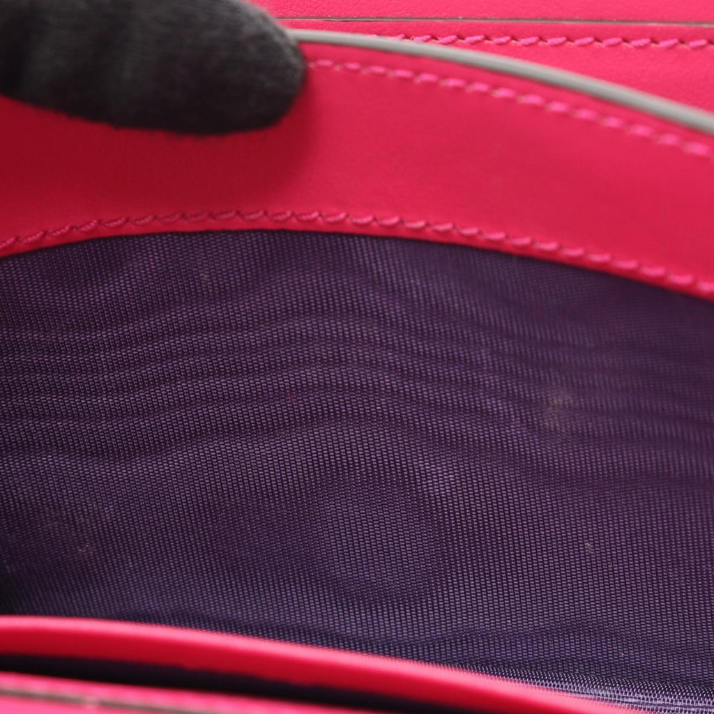 Gucci Pink Nylon Leather Shoulder Bag (Pre-Owned)