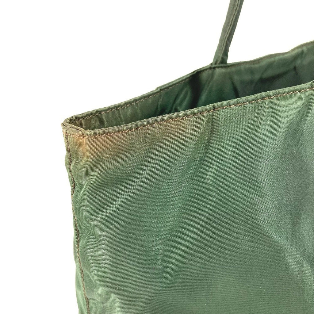 Prada Khaki Nylon Shoulder Bag Tote Bag