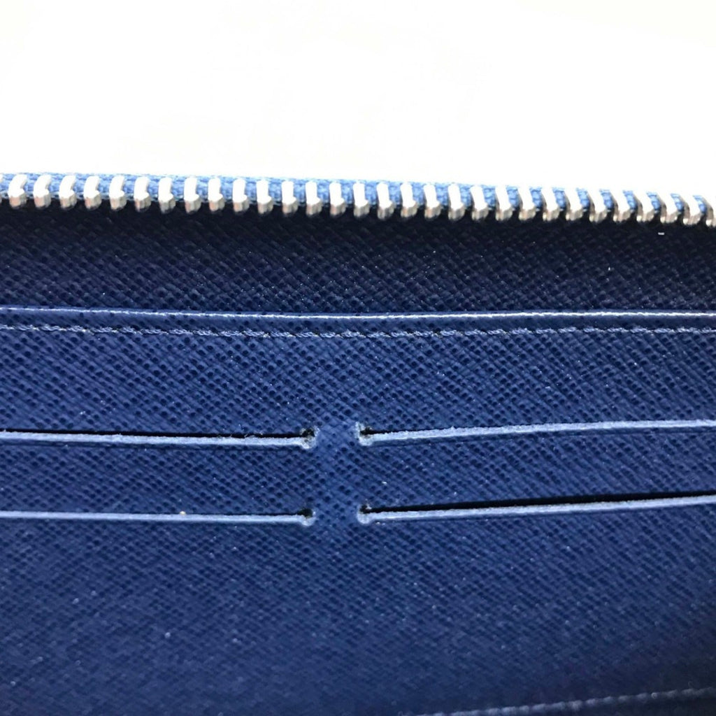 Louis Vuitton Blue Leather Long Wallet