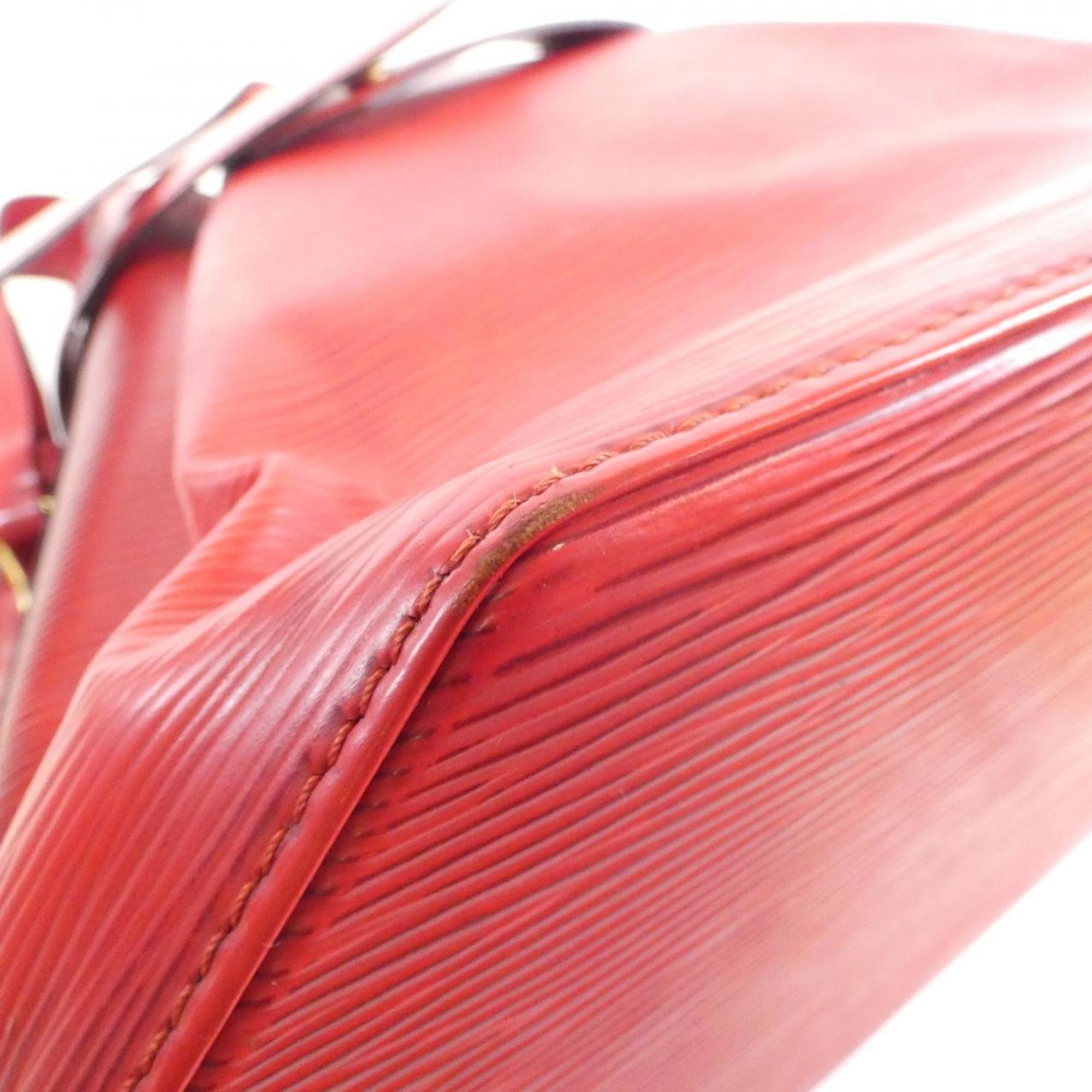 Louis Vuitton Epi Red Color Leather Shoulder Bag