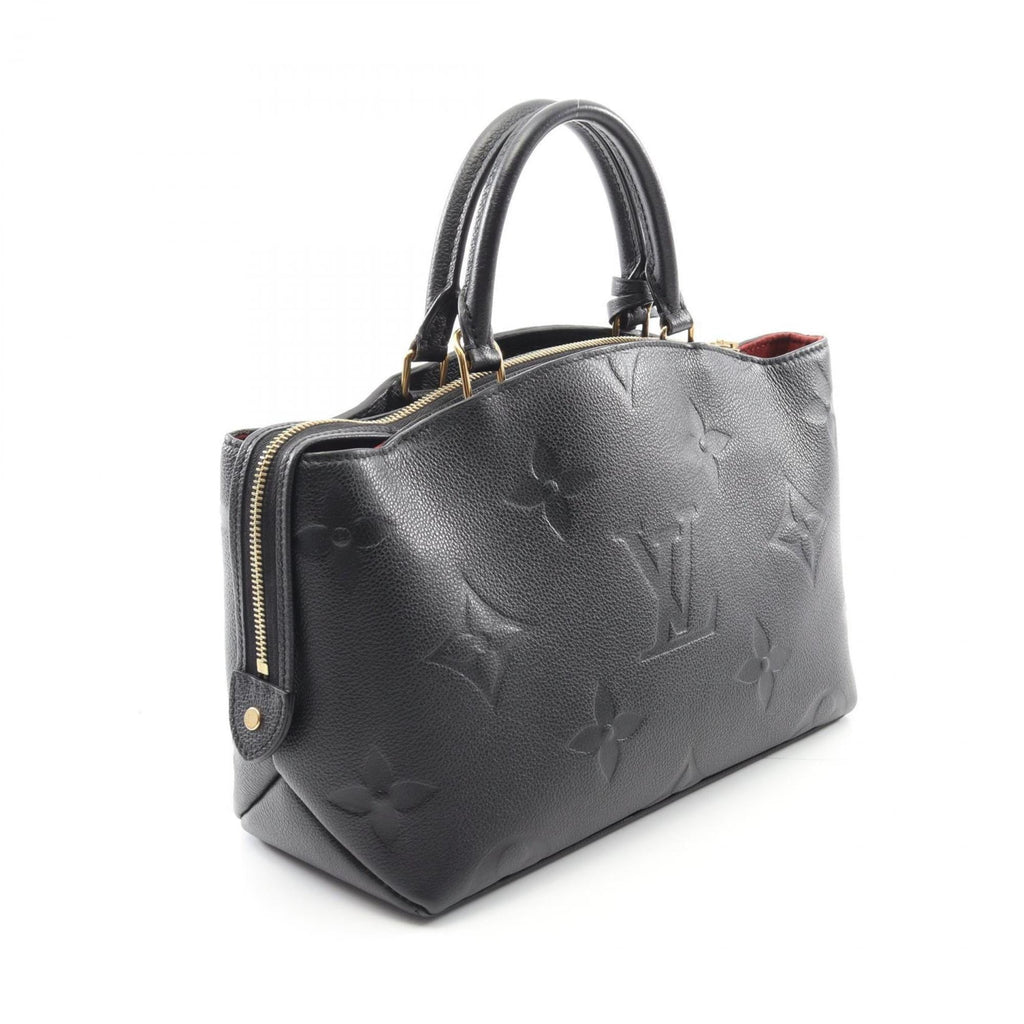 Louis Vuitton Black Leather Handbag