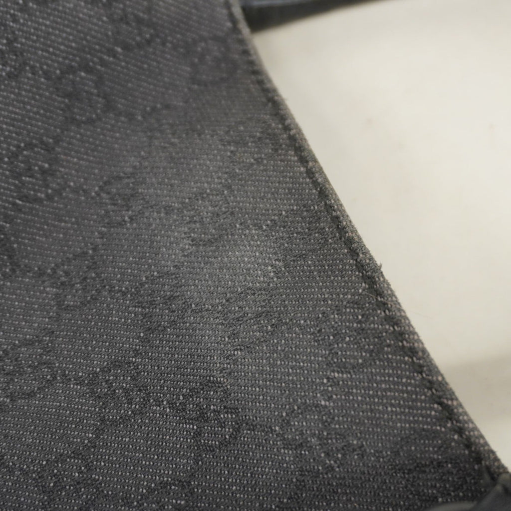 Gucci Black Denim Tote Bag (Pre-Owned)