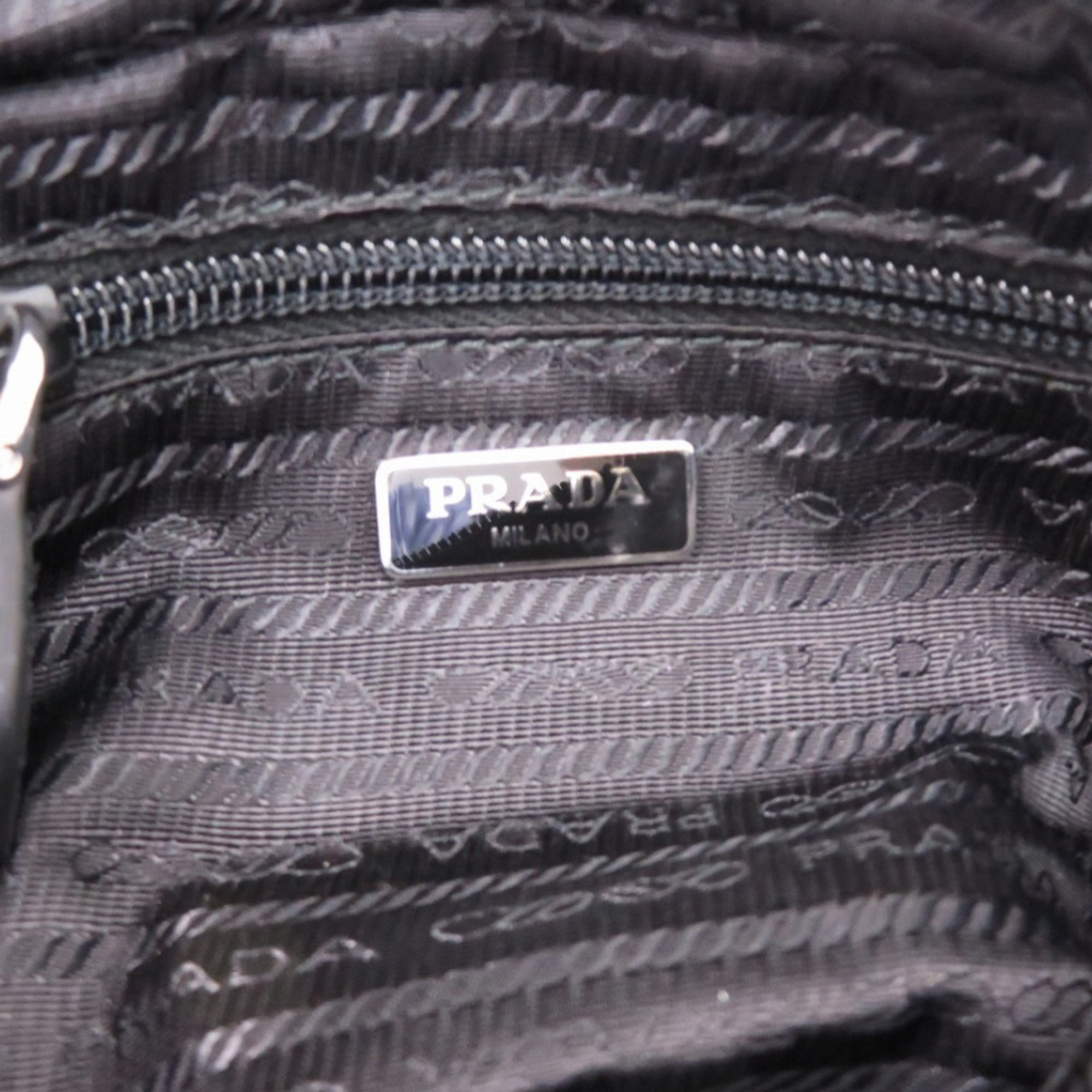 Prada Black Nylon Pouch