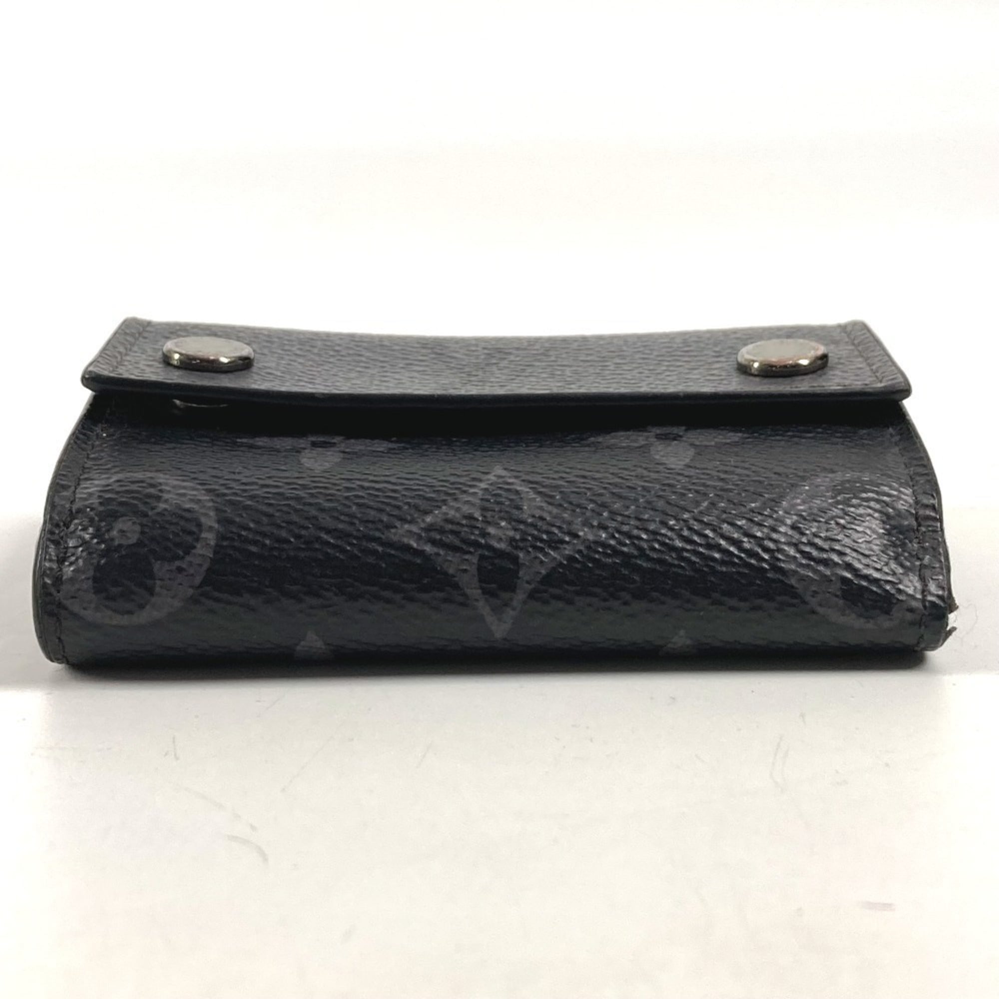 Louis Vuitton Black Gray Monogram Eclipse Canvas Wallet (Tri-Fold)