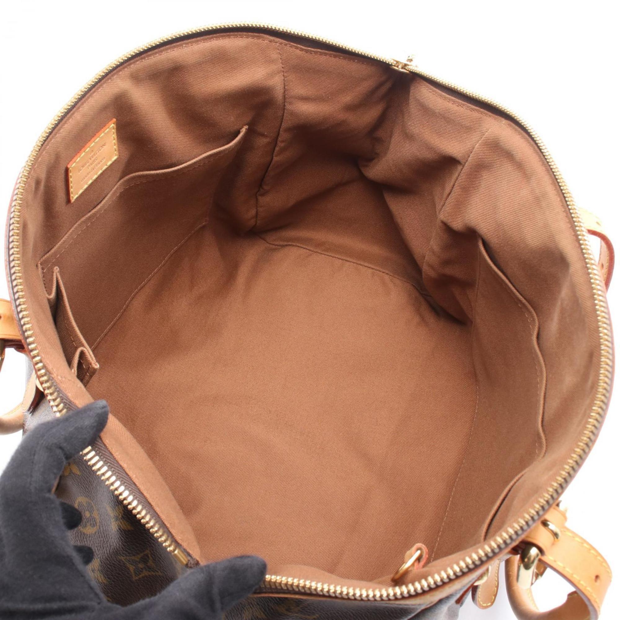 Louis Vuitton Monogram Brown Coated Canvas Handbag