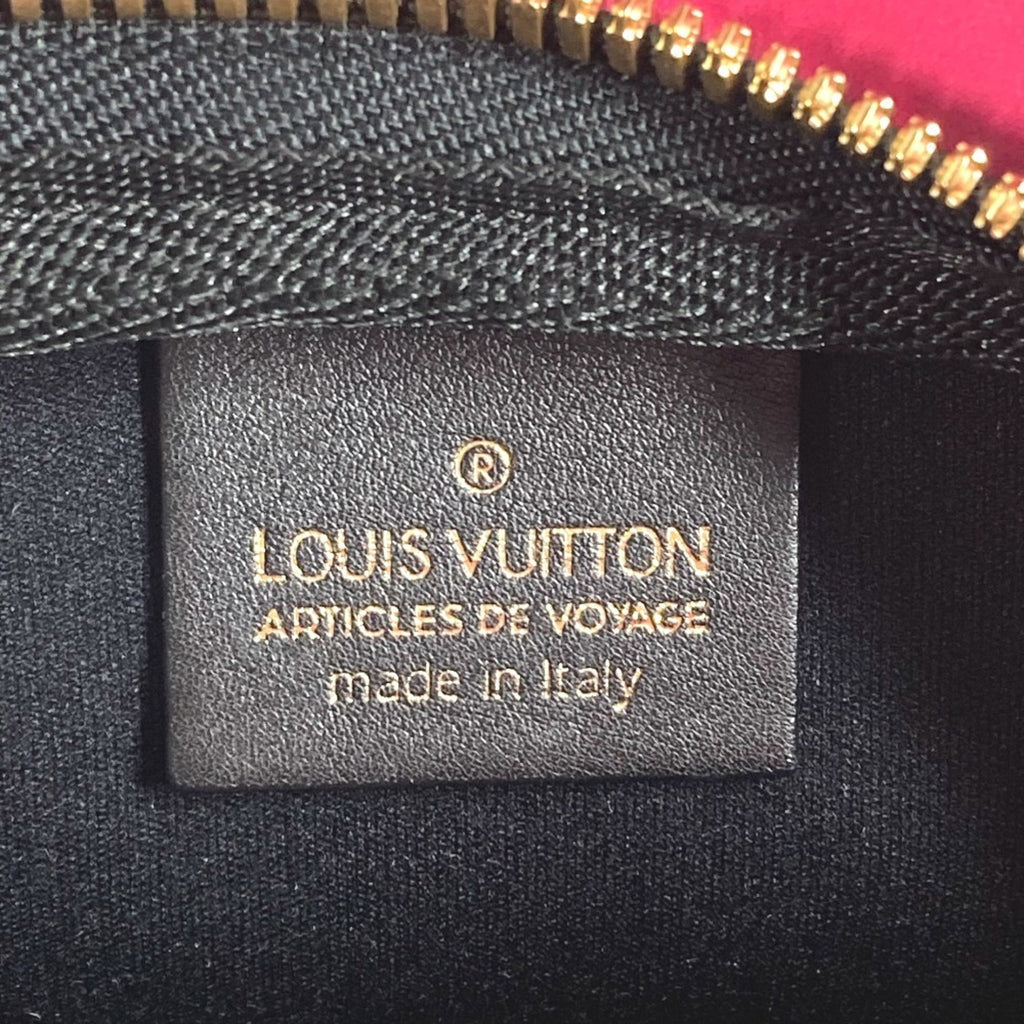 Louis Vuitton Black Galle Monogram Pink Monogram Clutch Bag Pouch